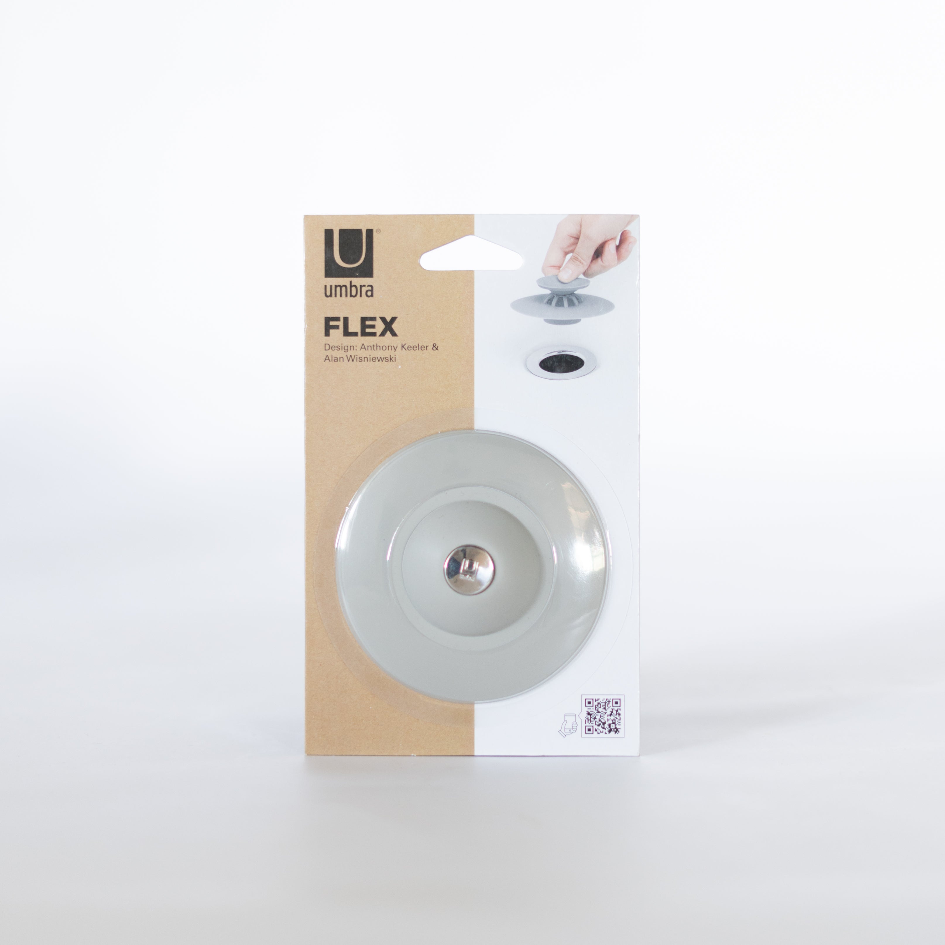 Flex Drain Plug & Hair Catcher - Umbra
