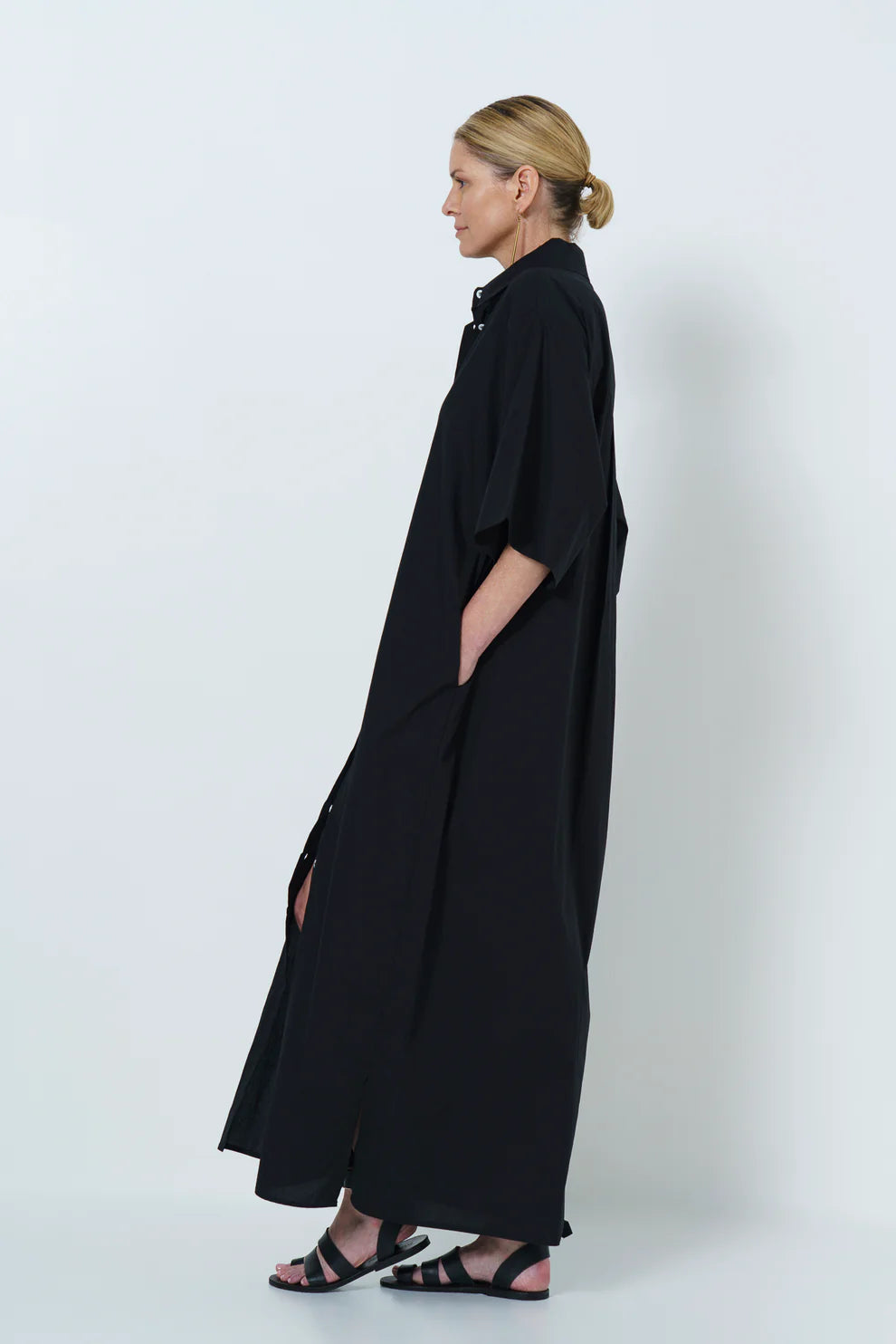 Carine Dress | Black - Shop Adele Catherine 