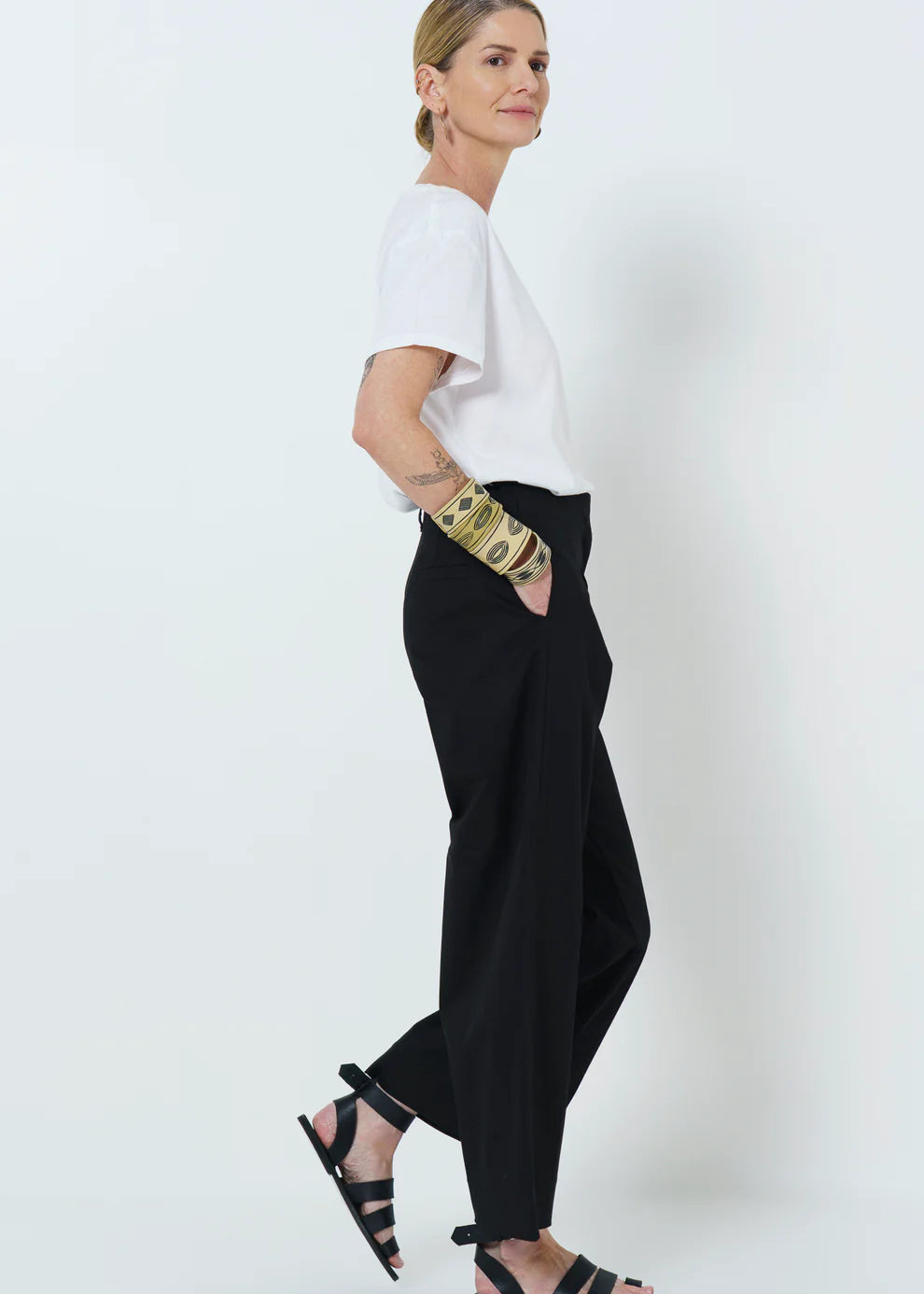 Firo Wide Leg Pants | Black - Shop Adele Catherine 