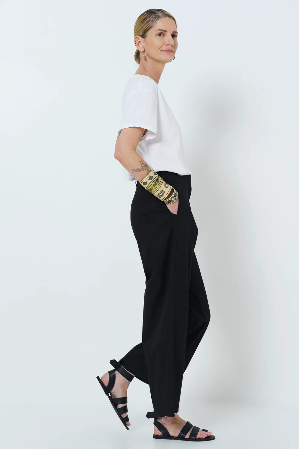 Firo Wide Leg Pants | Black - Shop Adele Catherine 