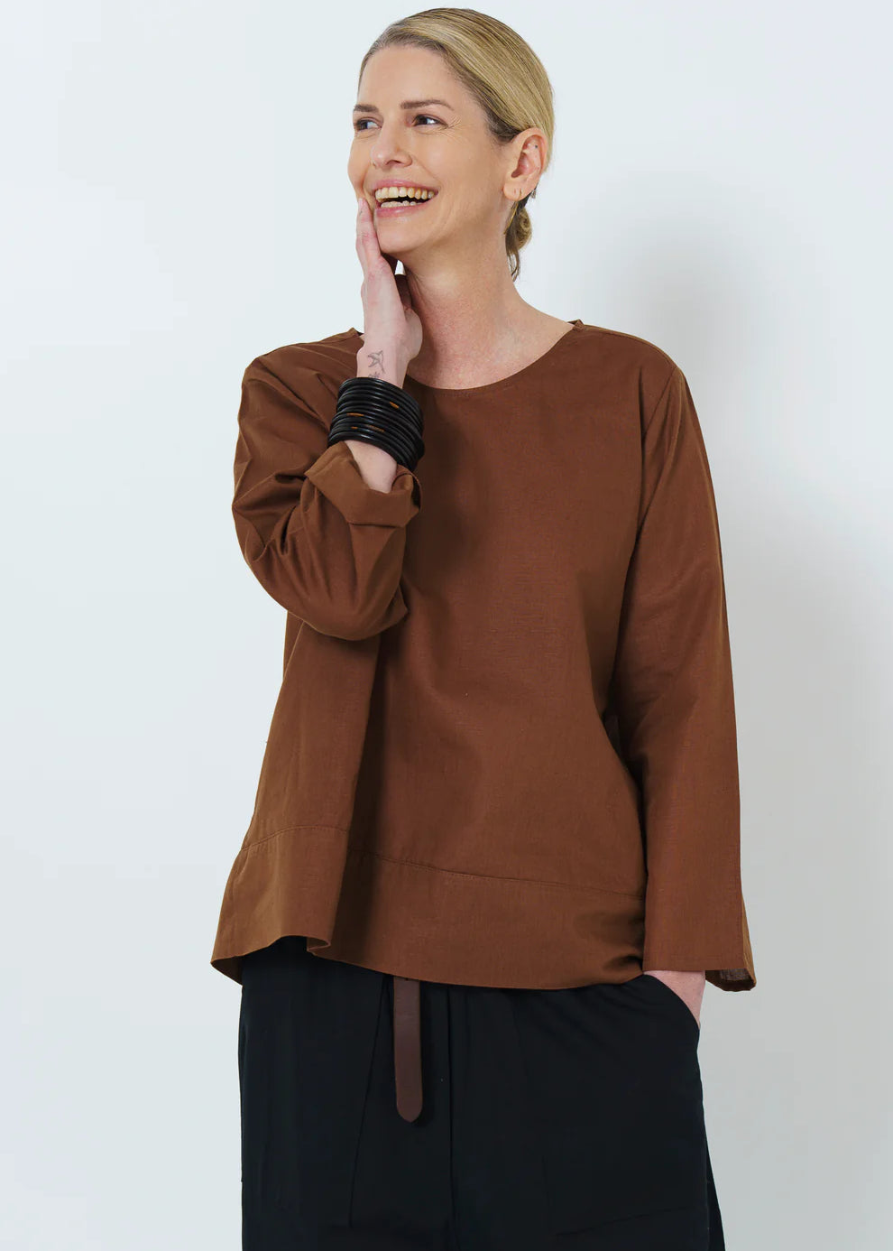 HK Top | Choc - Shop Adele Catherine 