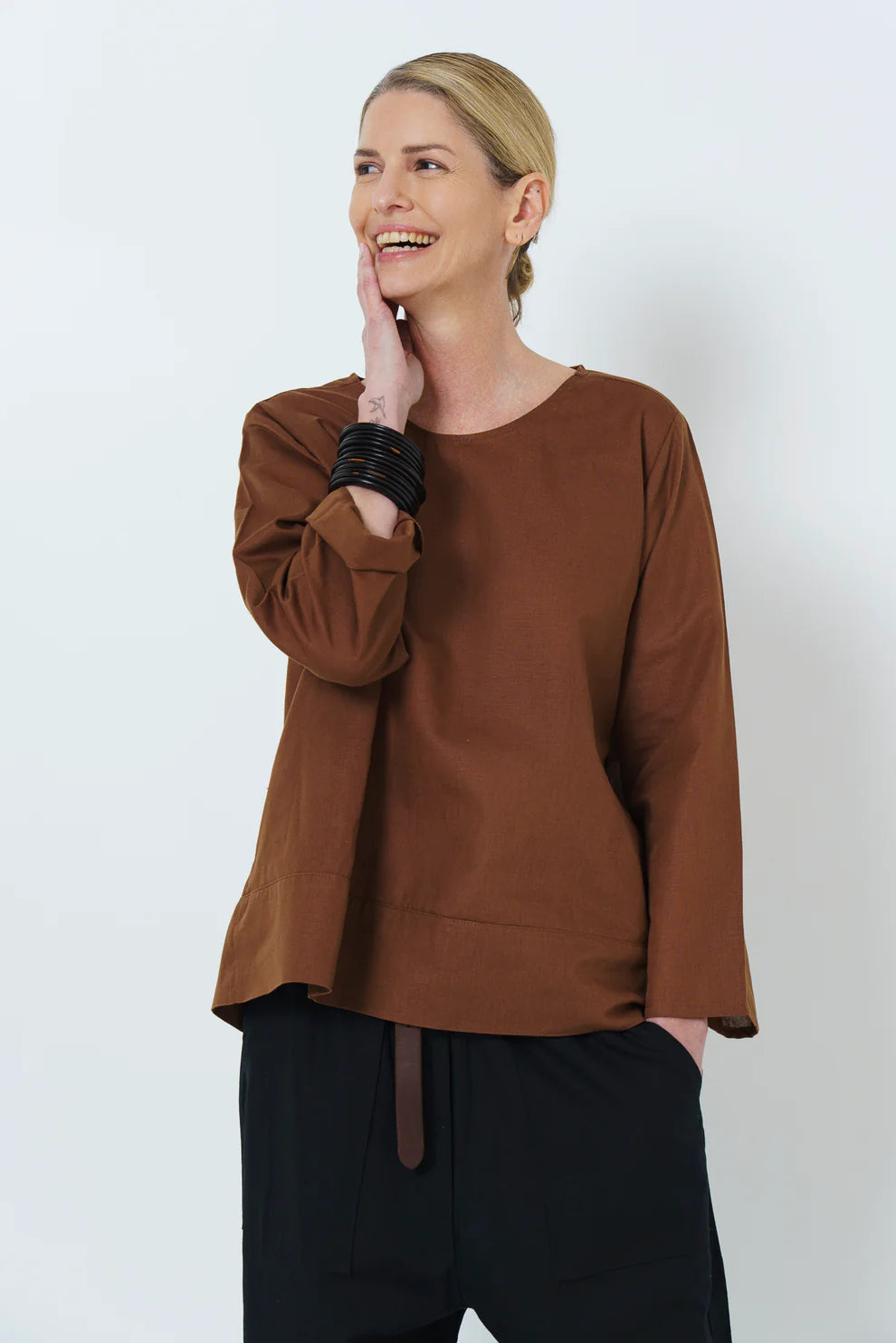 HK Top | Choc - Shop Adele Catherine 