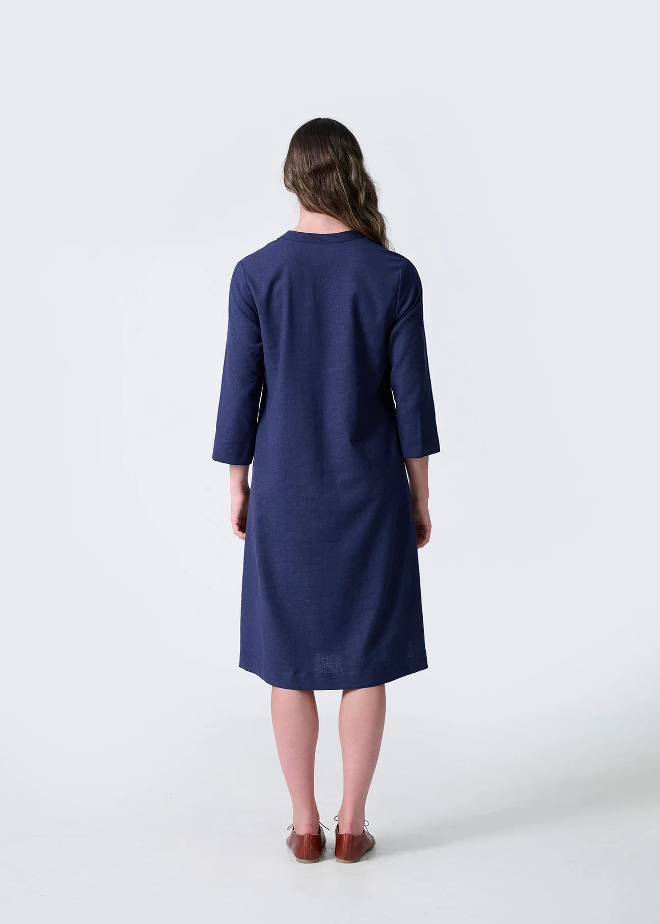Dale Dress | Navy - Shop Adele Catherine 