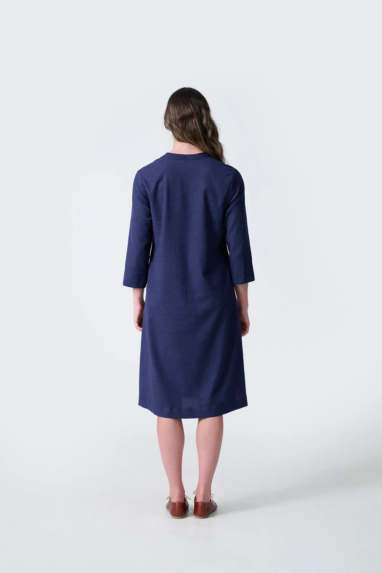 Dale Dress | Navy - Shop Adele Catherine 