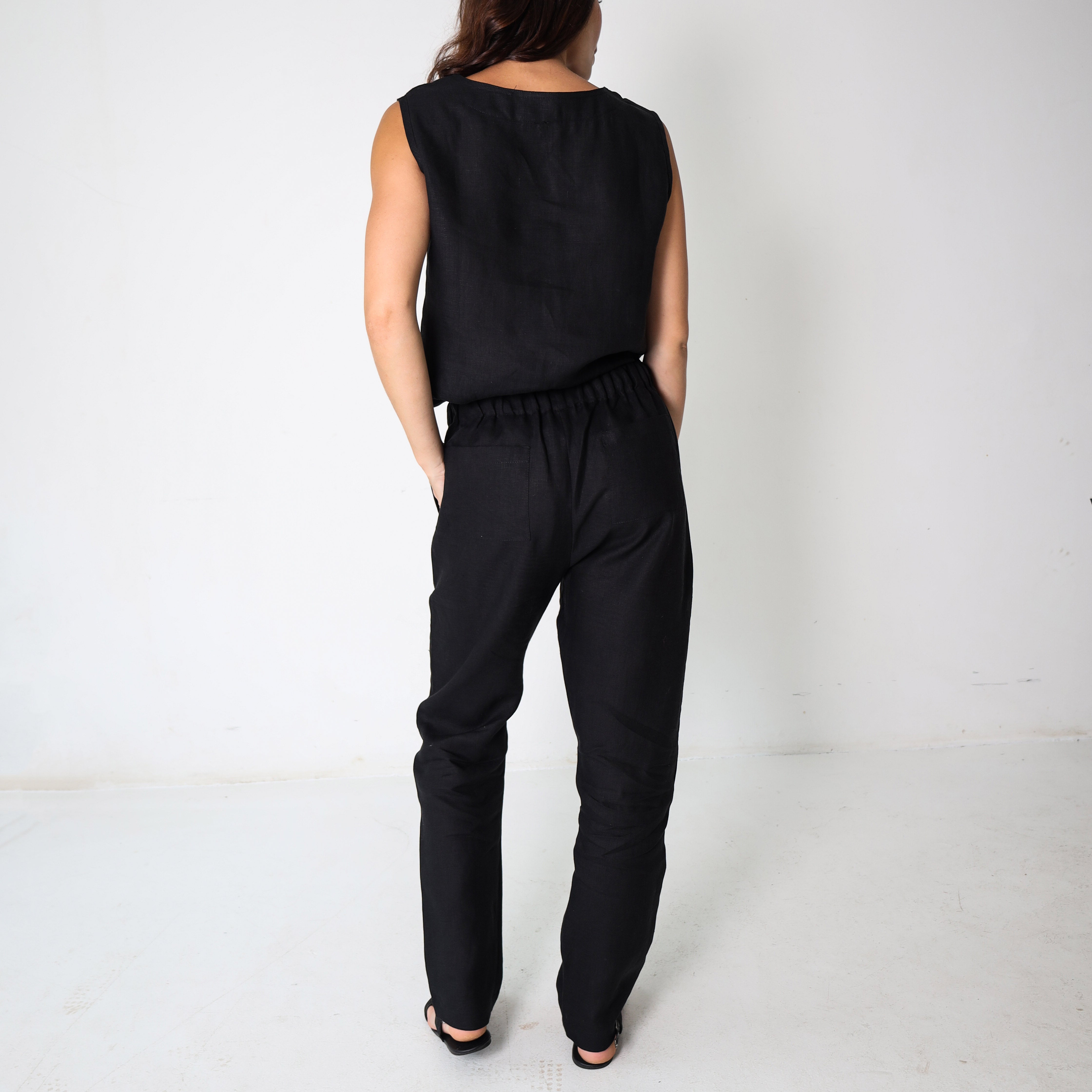 Paloma Pants | Black - Shop Adele Catherine 