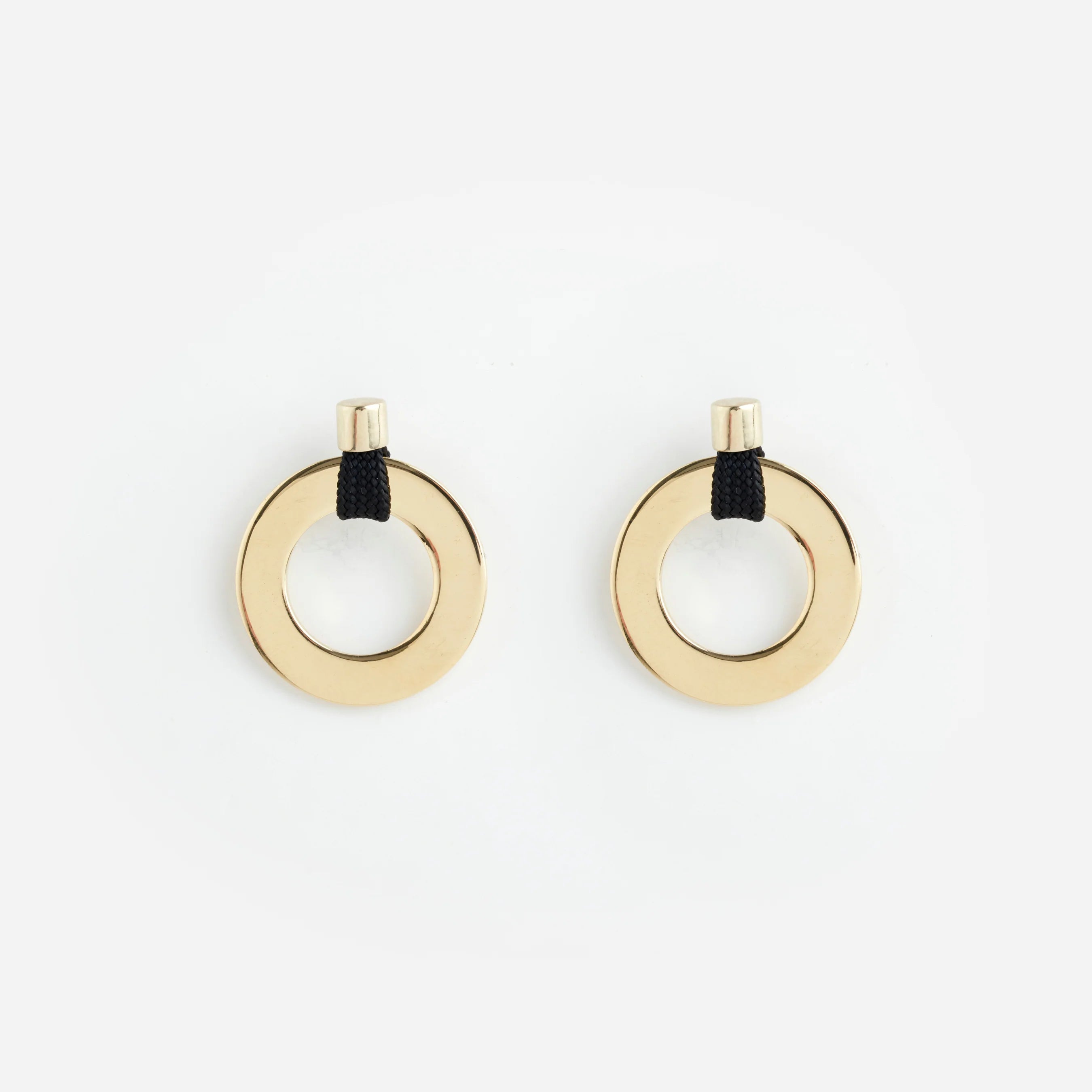 Noor Grande Earrings | Black - Shop Adele Catherine 