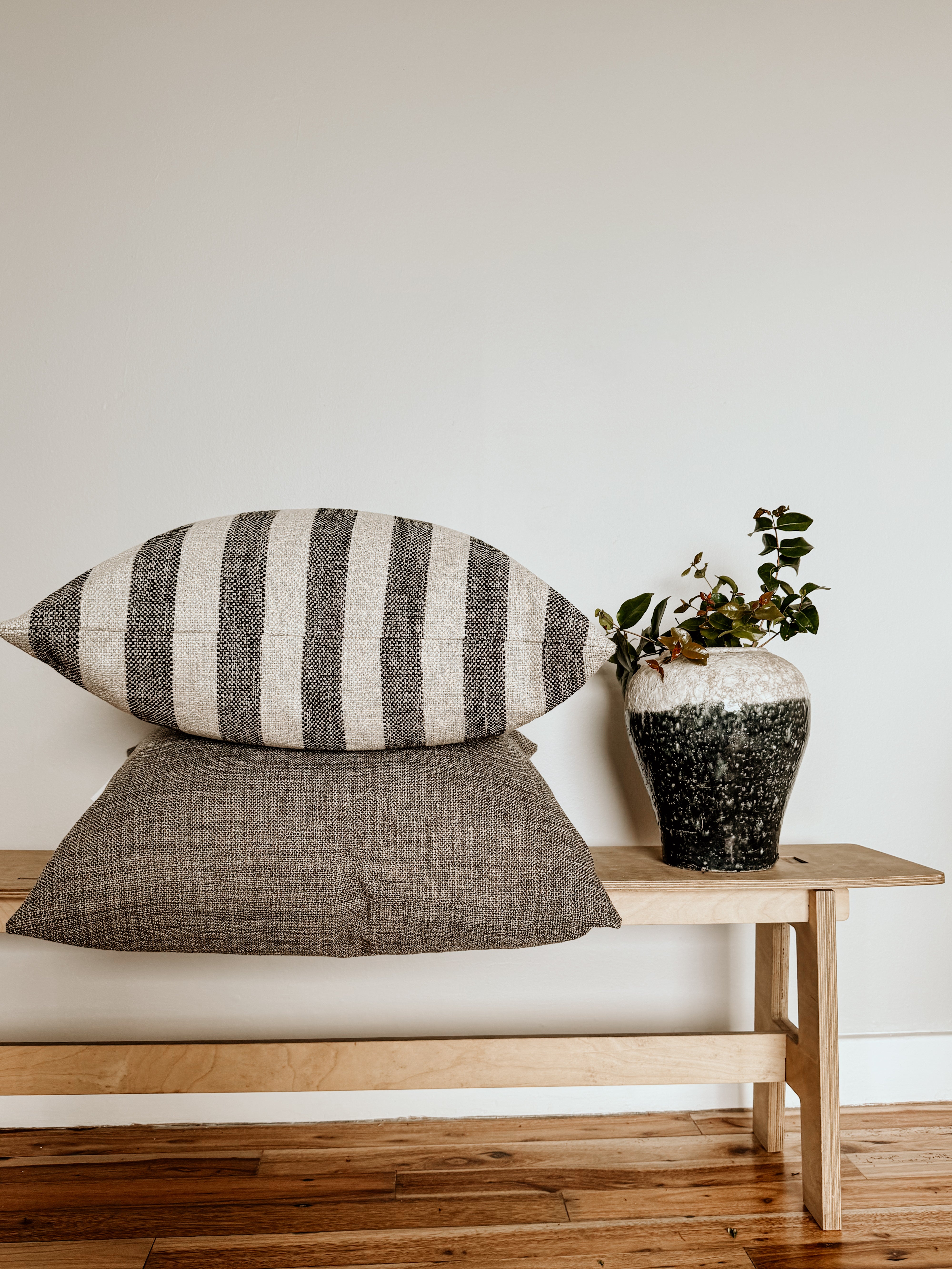 Grounded Stripe Scatter | Black & White - Shop Adele Catherine 