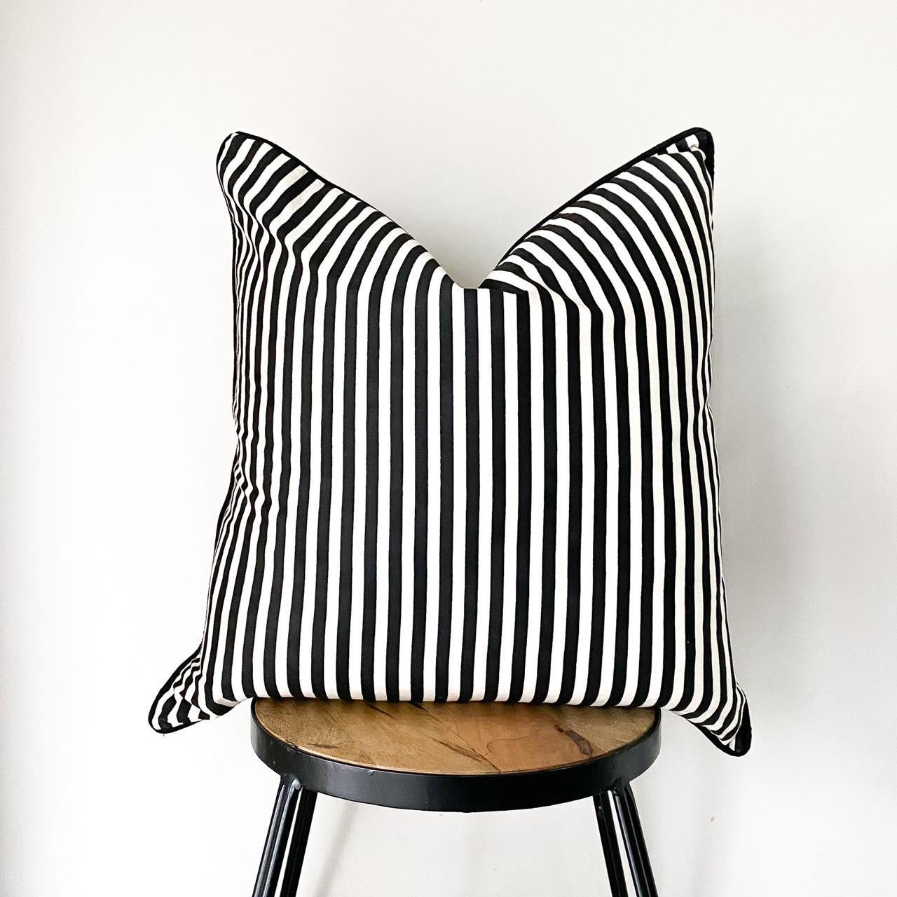 Thick Black & White Stripe Scatter - Shop Adele Catherine 