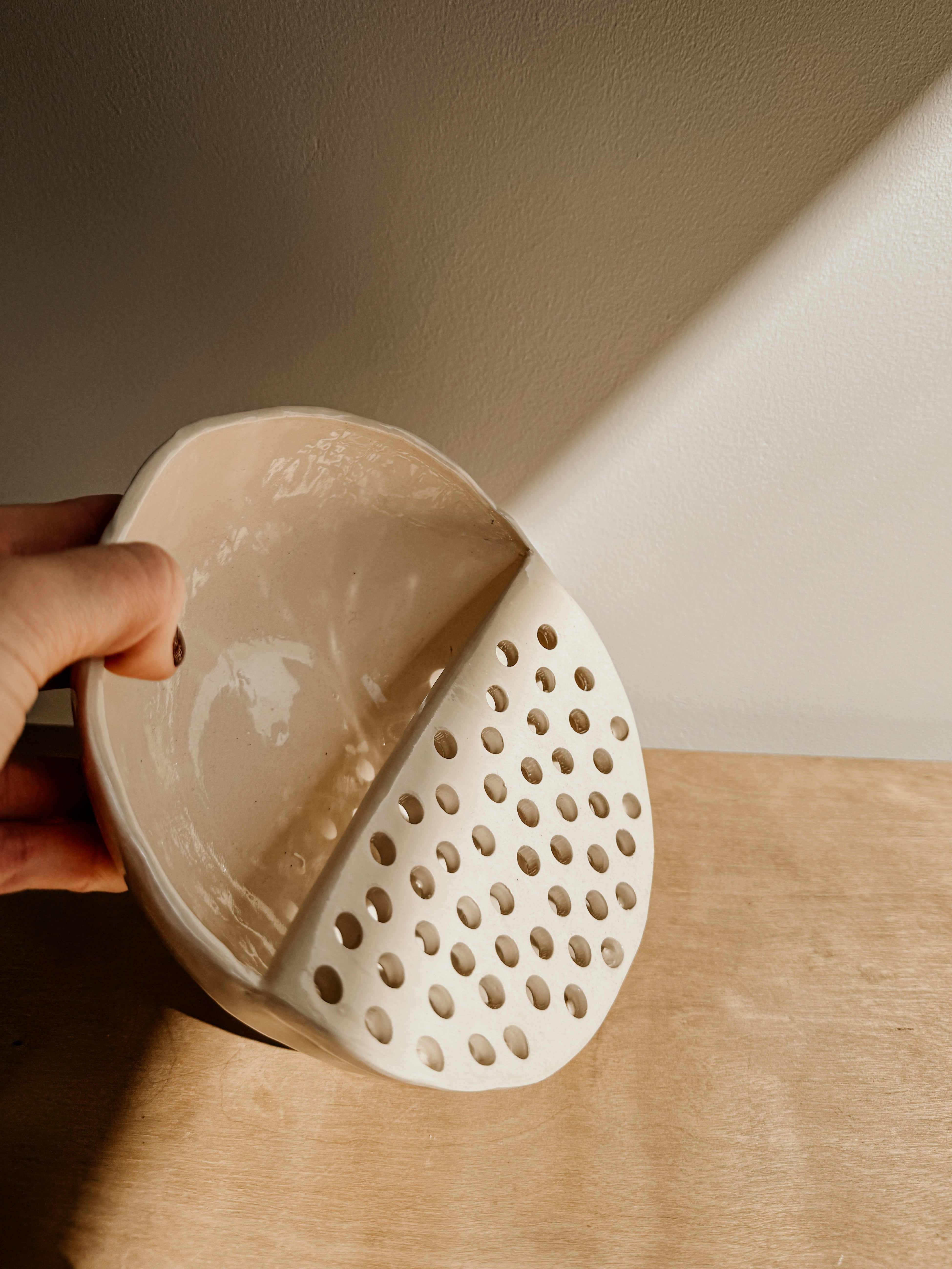 Strainer | Cream - Shop Adele Catherine 