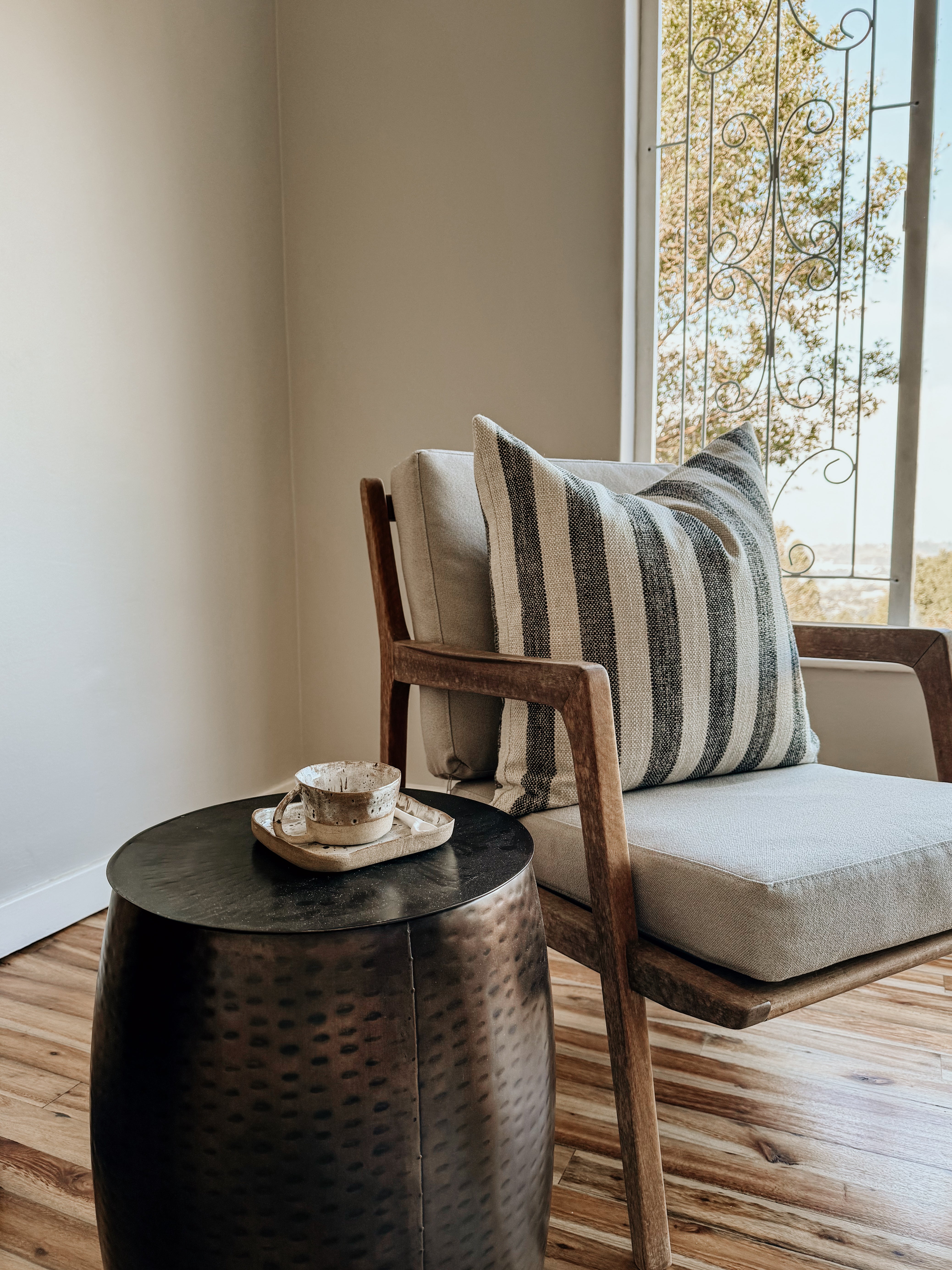 Grounded Stripe Scatter | Black & White - Shop Adele Catherine 