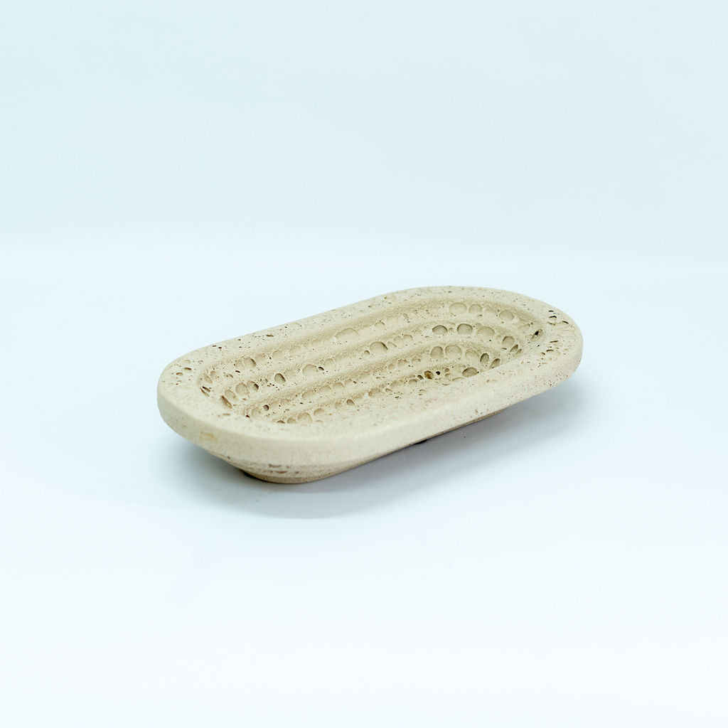 Bowl With Ridges | Cement - Shop Adele Catherine 