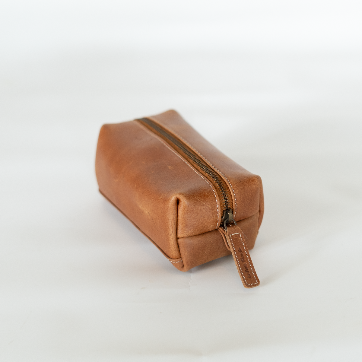 Leather Accessory Bag | Brown - Shop Adele Catherine 