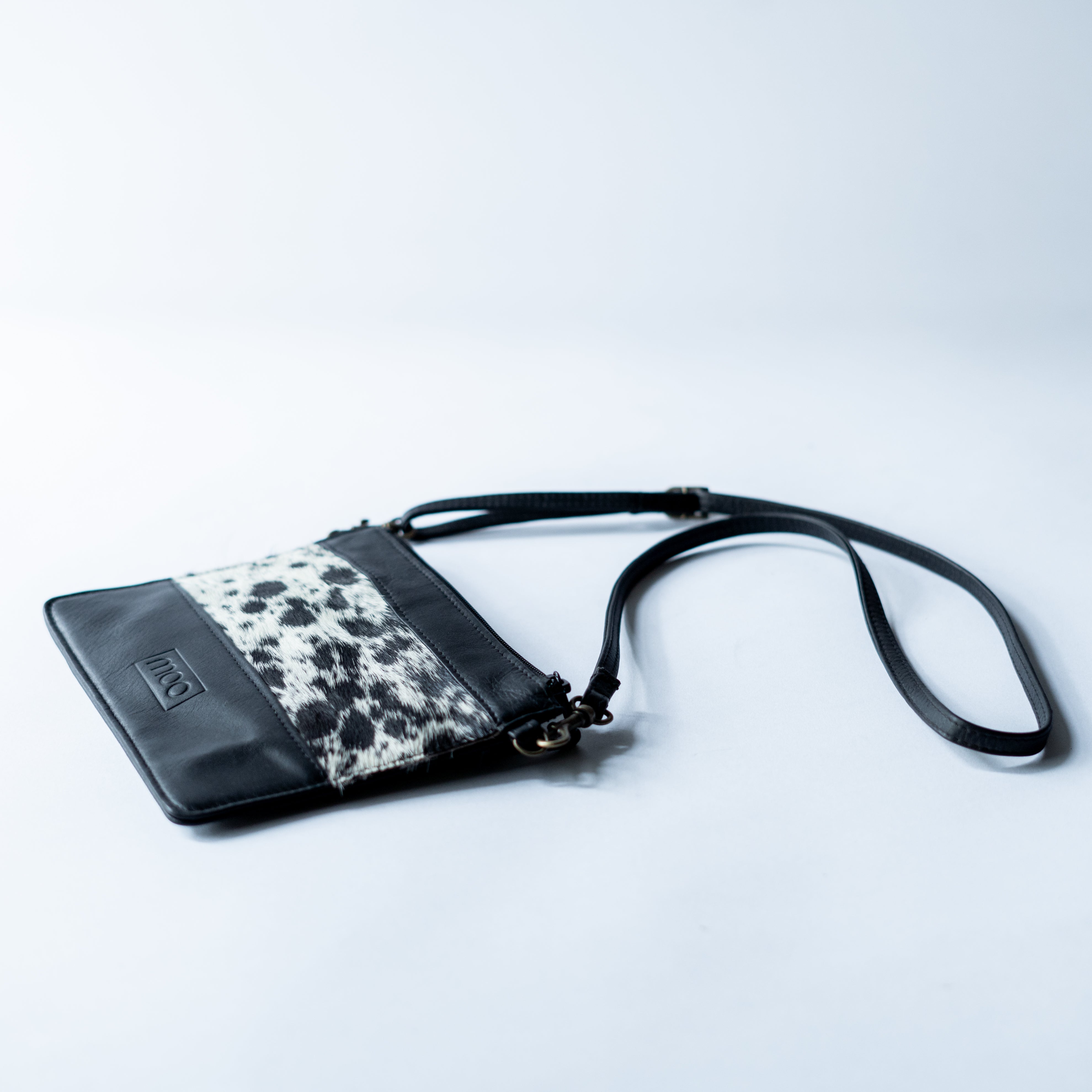 Molly Clutch Bag | Black & White - Shop Adele Catherine 