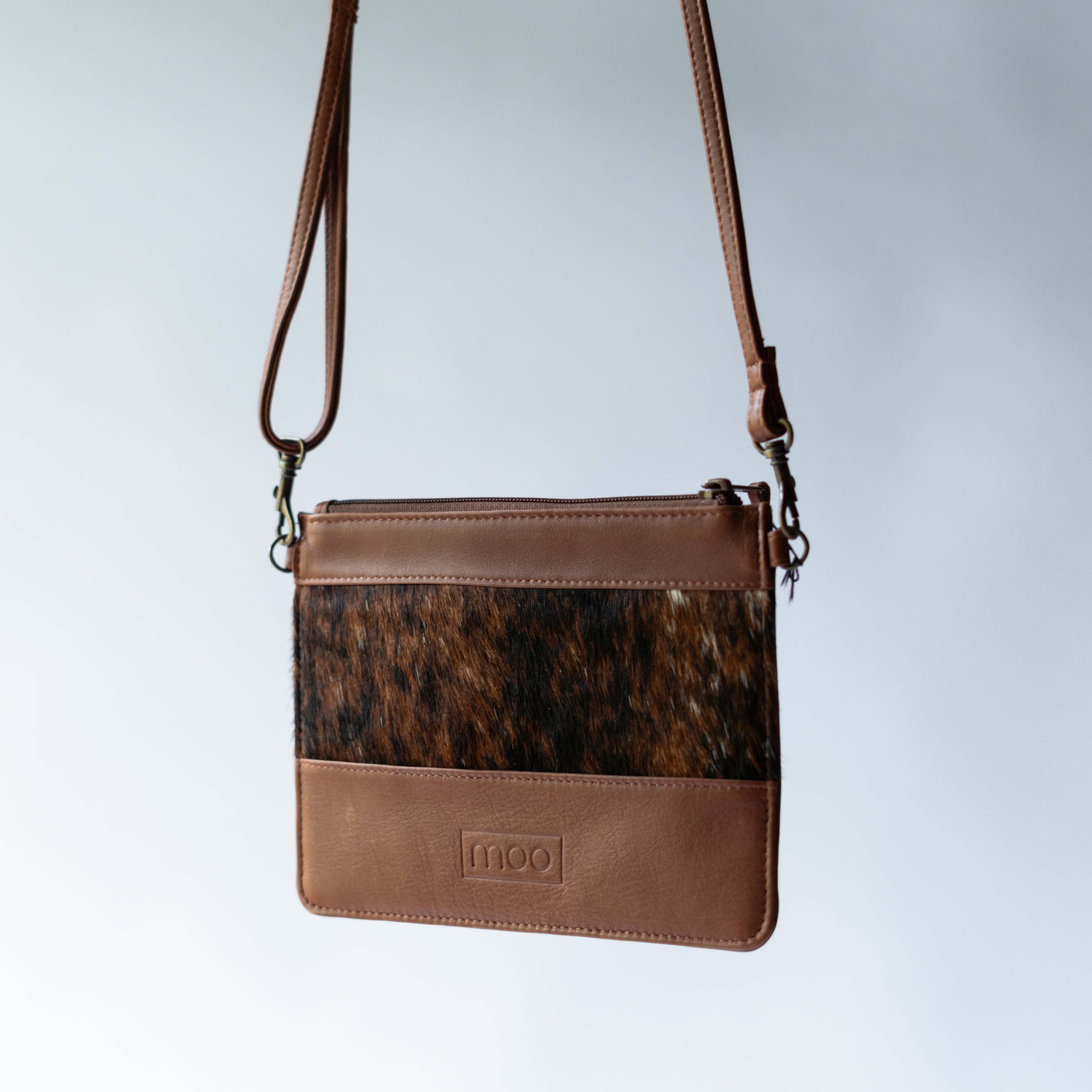 Molly Clutch Bag | Brown and Black - Shop Adele Catherine 