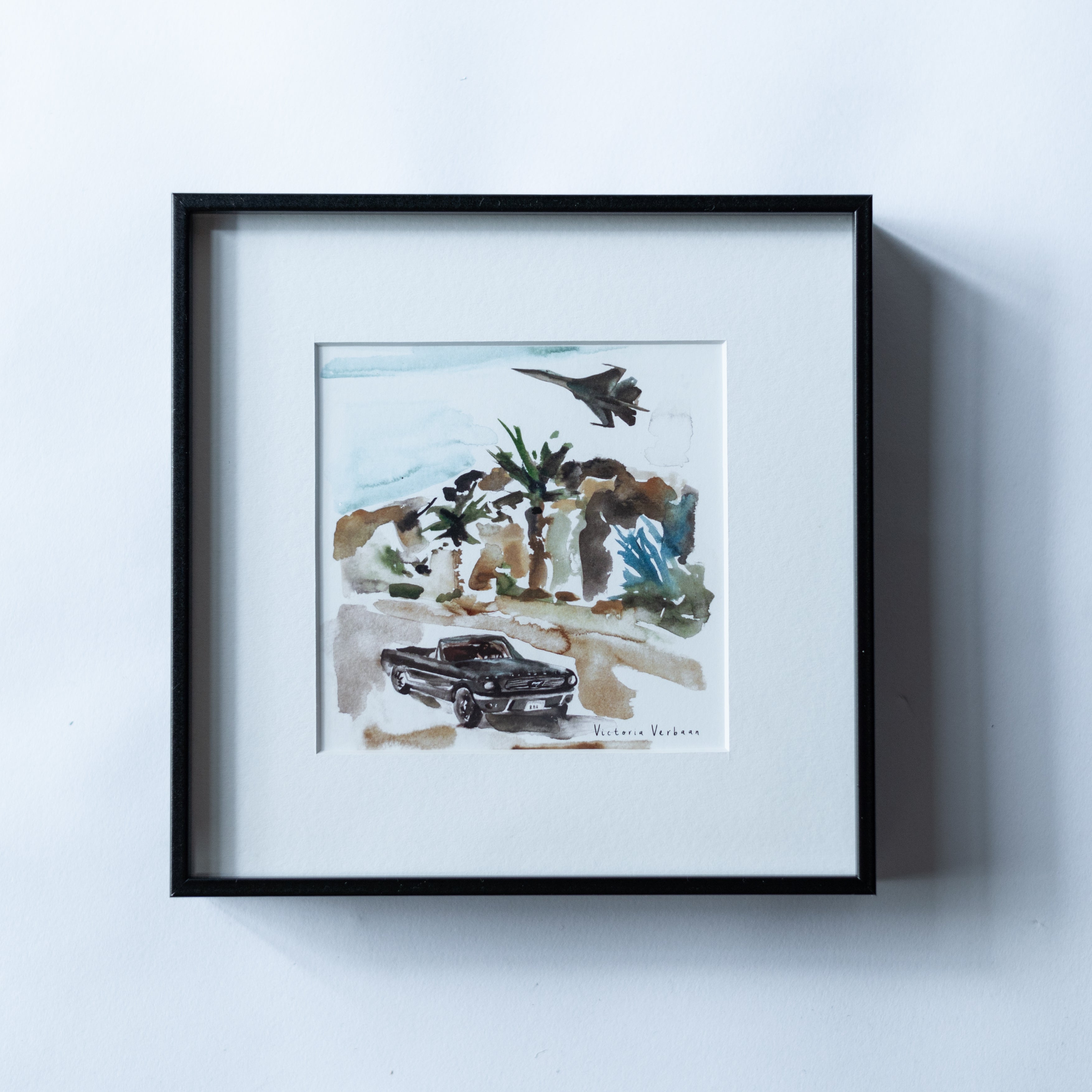 Square Metal Frame | She Set The Jet - Shop Adele Catherine 