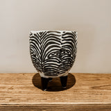 Ceramic Zebra Footed - Shop Adele Catherine 