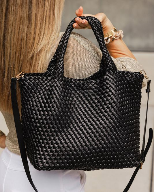Cruiser Woven Tote  | Black