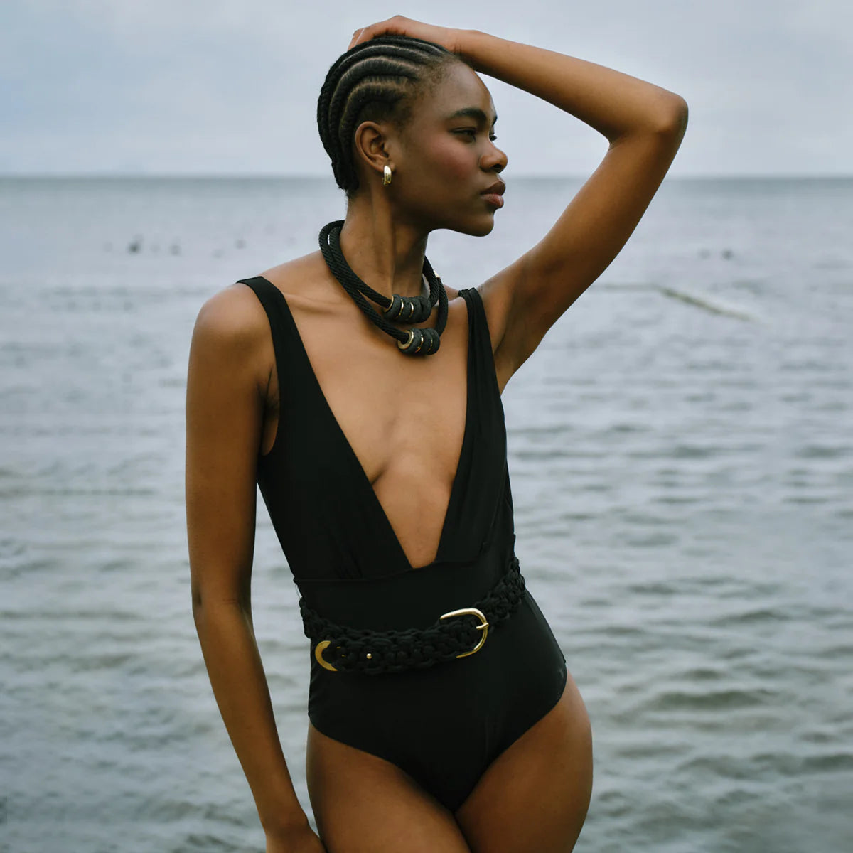 Magma Necklace | Lava Black