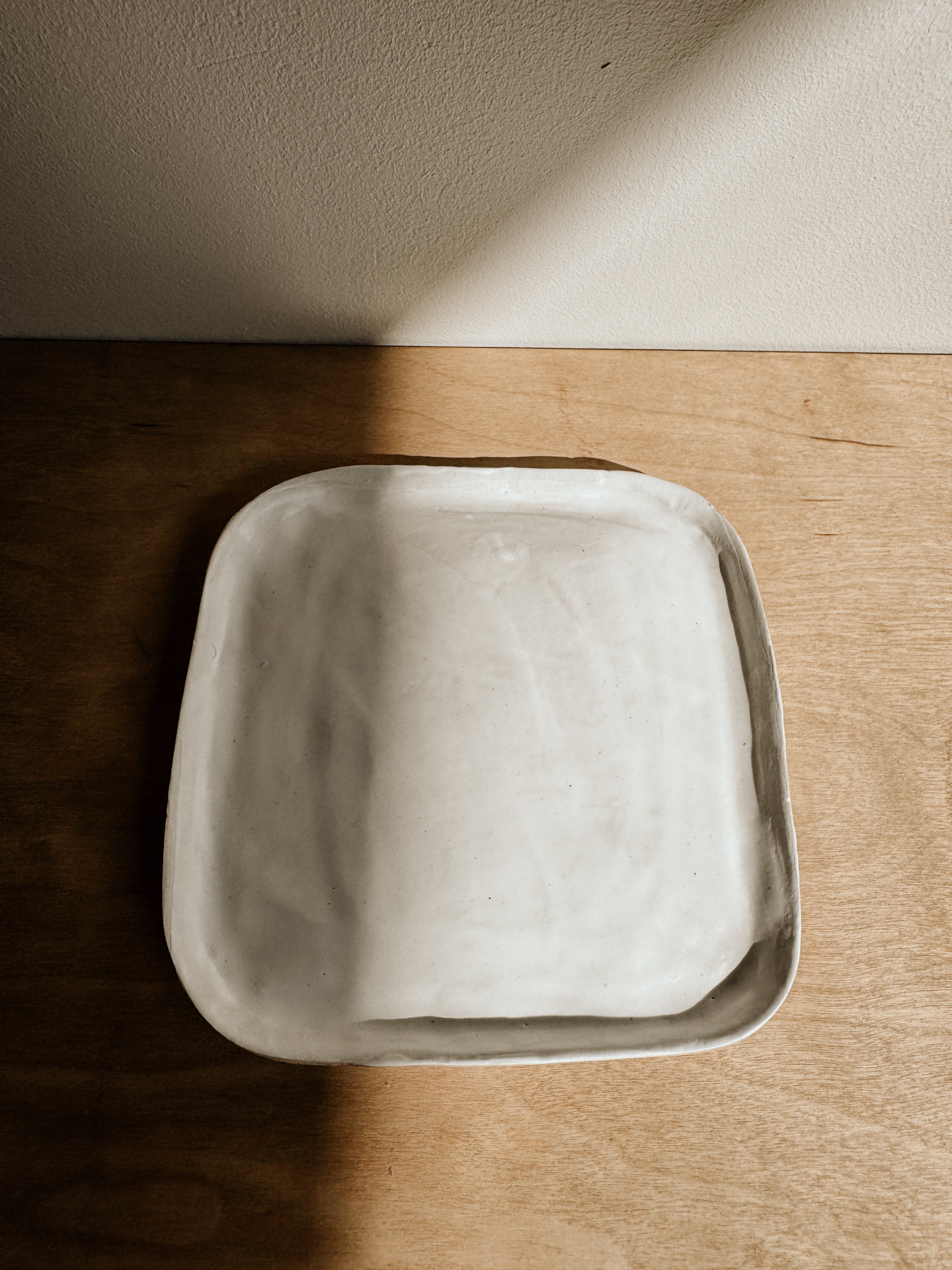 Upturned Plates | White - Shop Adele Catherine 