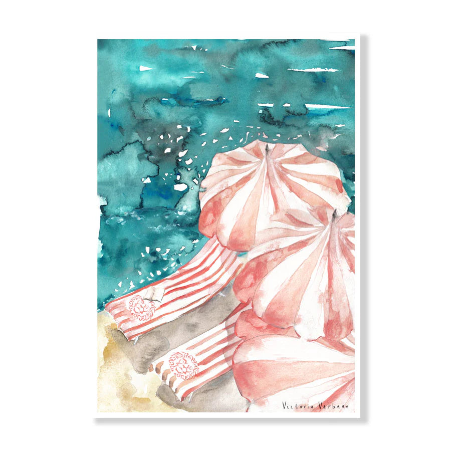 Clubhouse By The Sea Poster Print - Shop Adele Catherine 