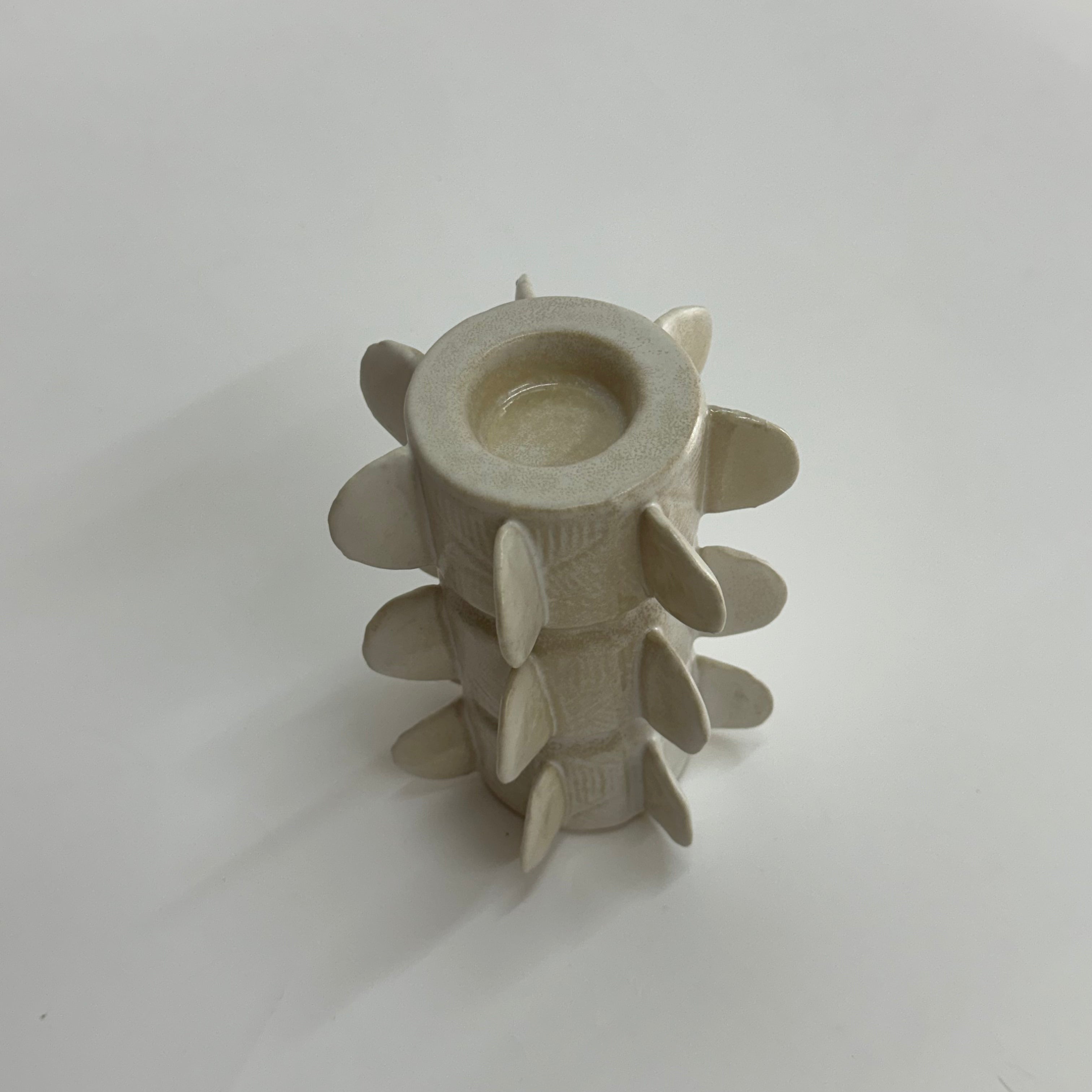 Candle Stand With Ears | Cream - Shop Adele Catherine 