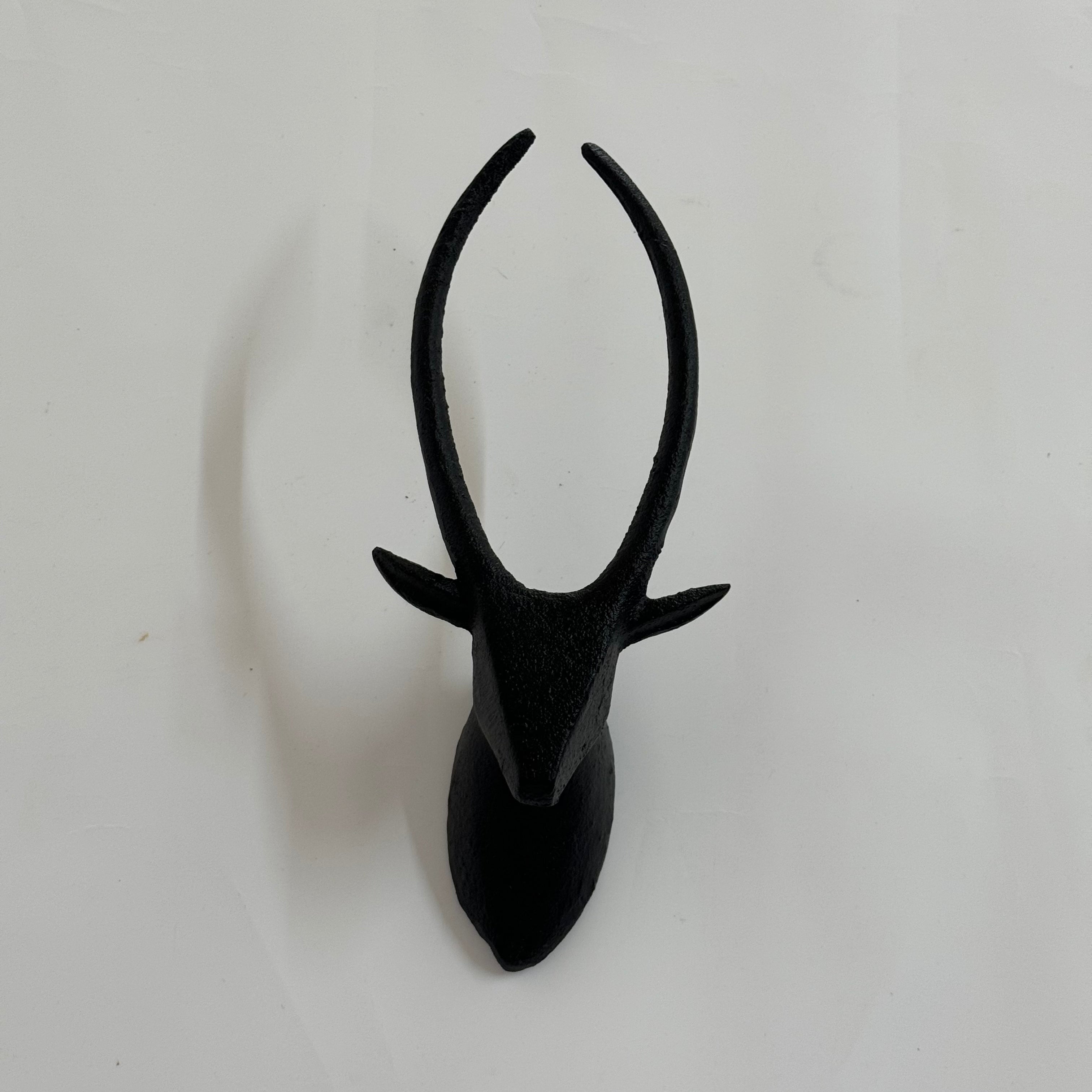 Hook New Deer Cast Iron | Black - Shop Adele Catherine 