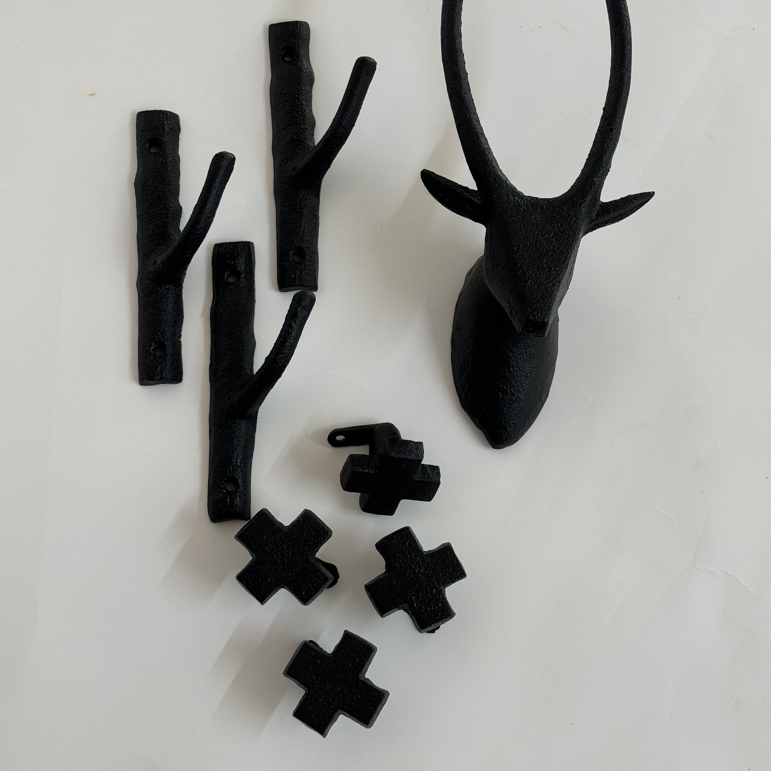Hook New Deer Cast Iron | Black - Shop Adele Catherine 