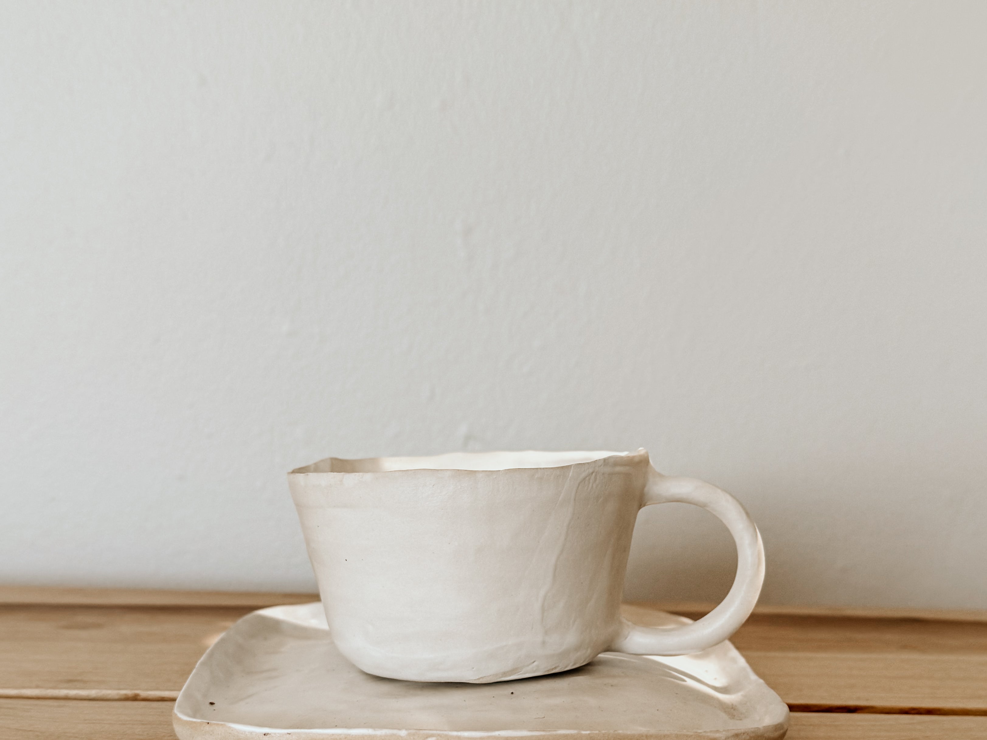 Skinny Handle Mug | White - Shop Adele Catherine 
