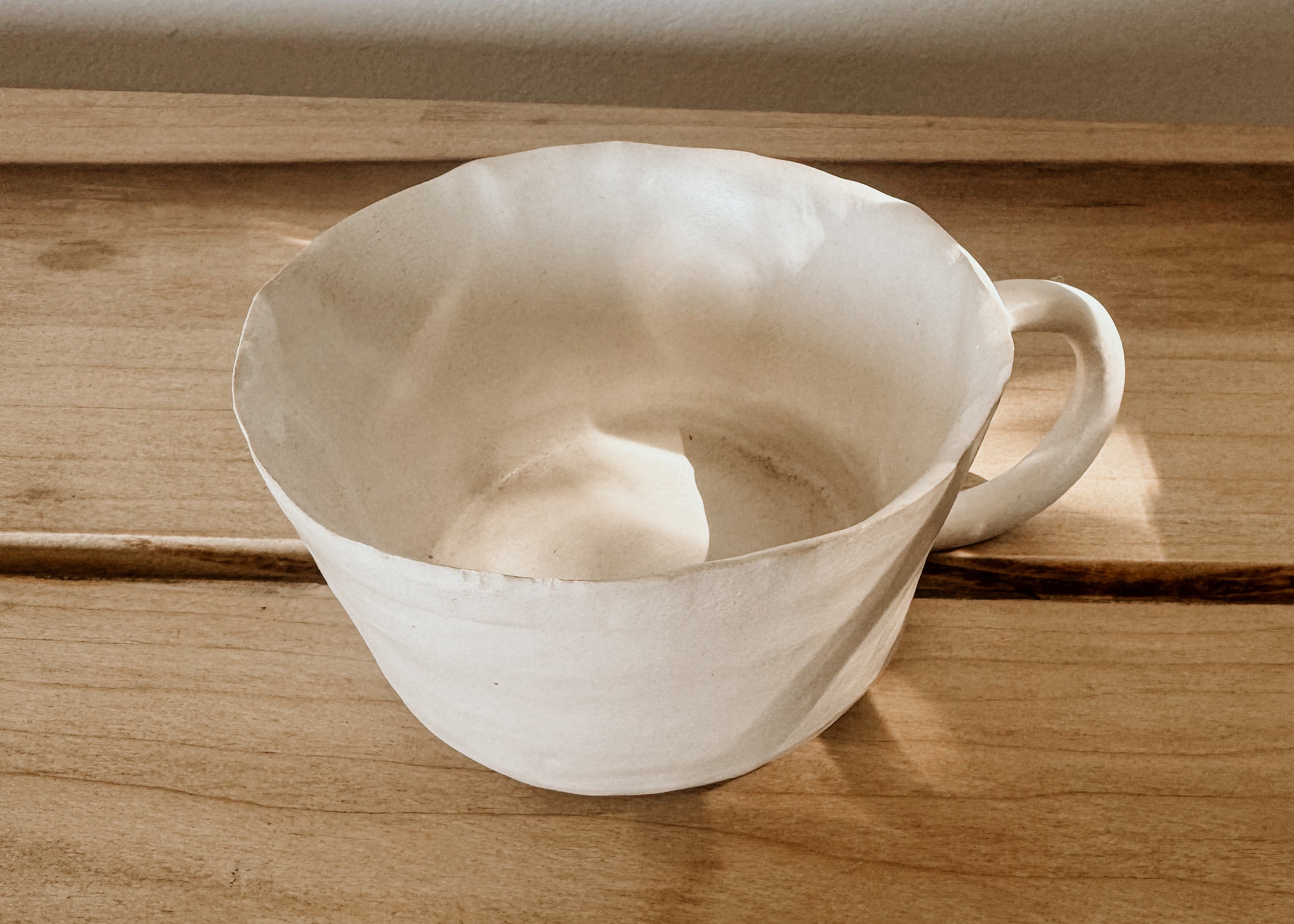 Skinny Handle Mug | White - Shop Adele Catherine 