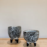 Ceramic Zebra Footed - Shop Adele Catherine 