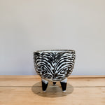 Ceramic Zebra Footed - Shop Adele Catherine 