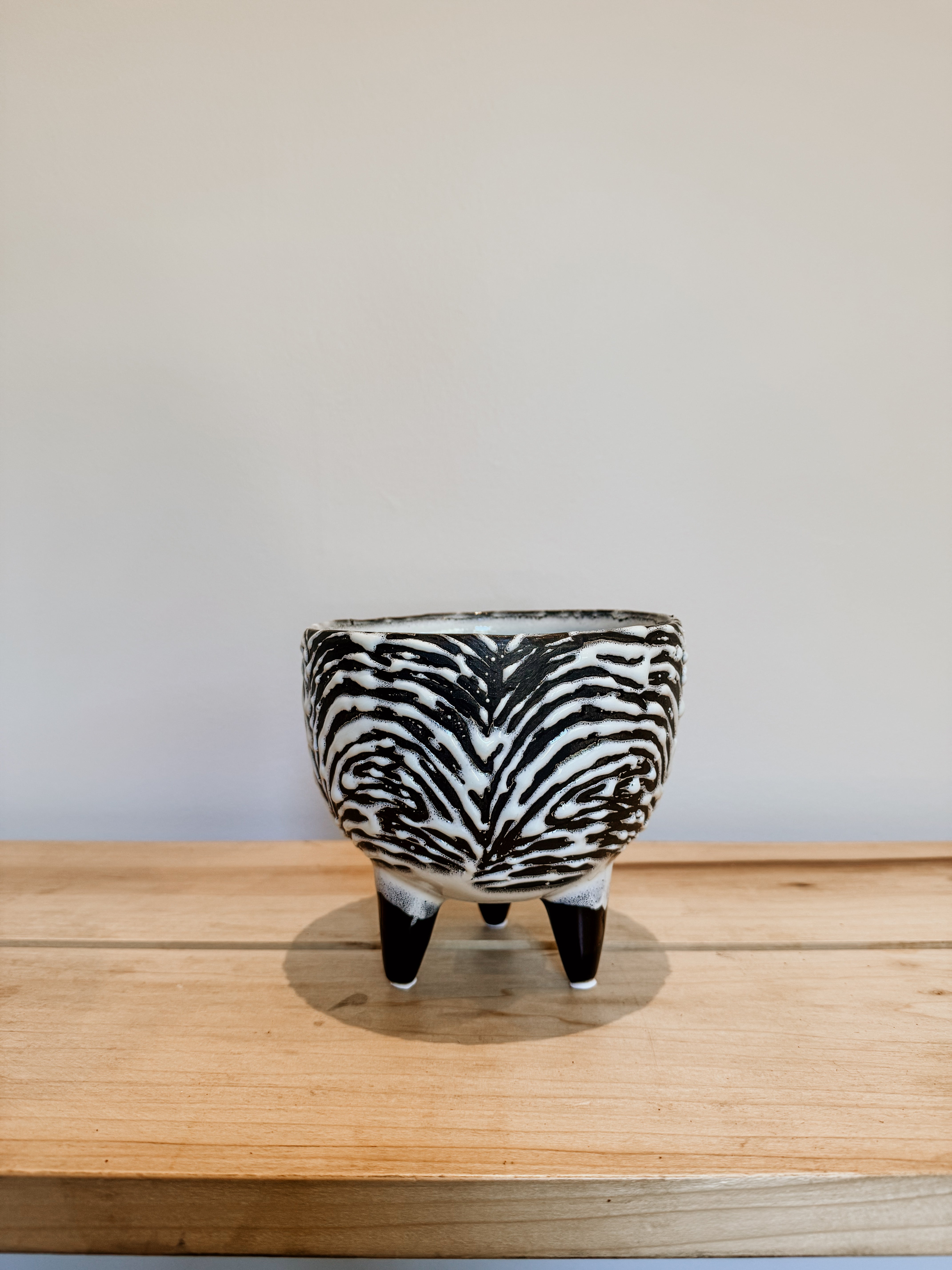 Ceramic Zebra Footed - Shop Adele Catherine 