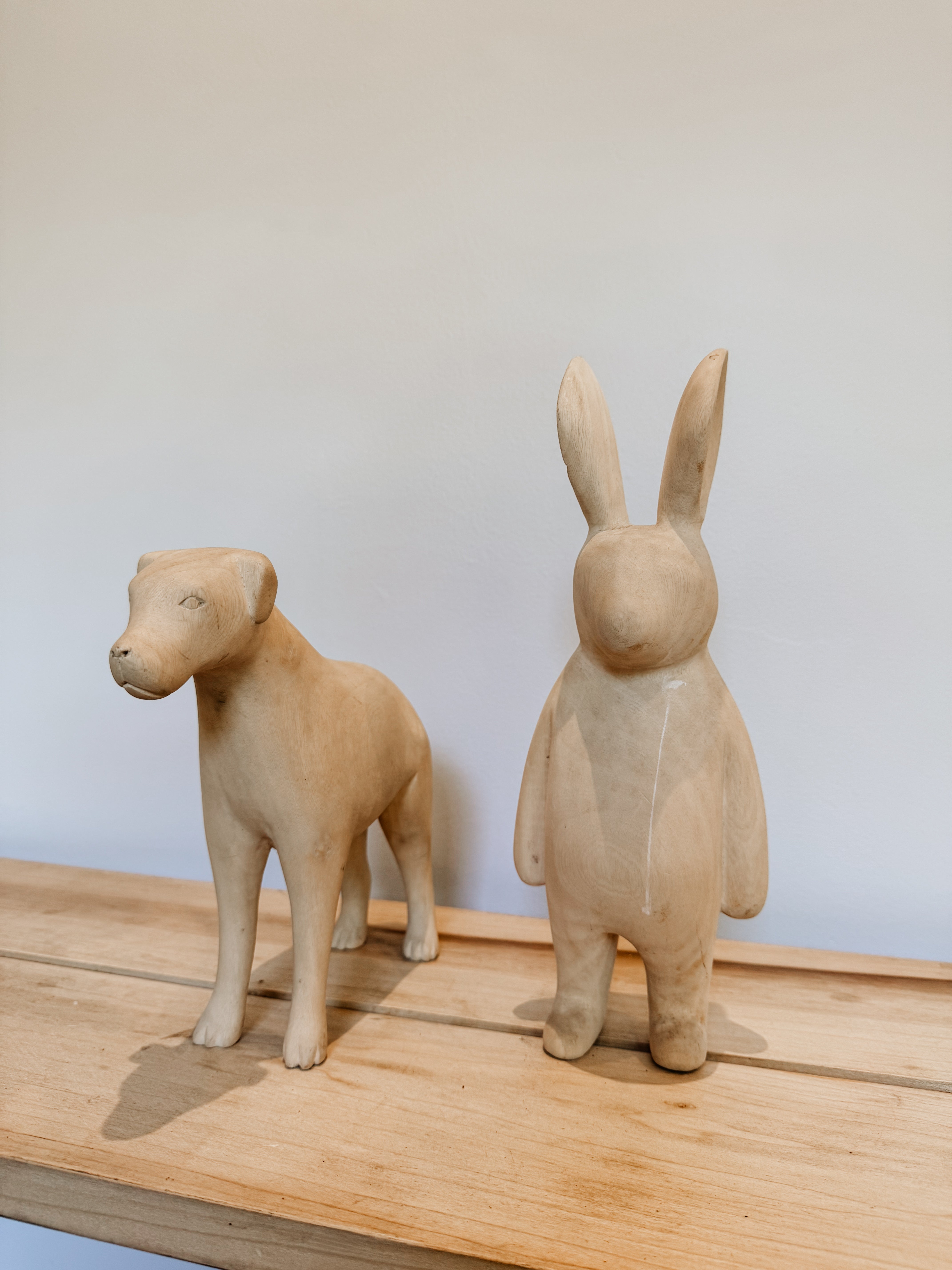 Hand Carved Bunny | Natural - Shop Adele Catherine 