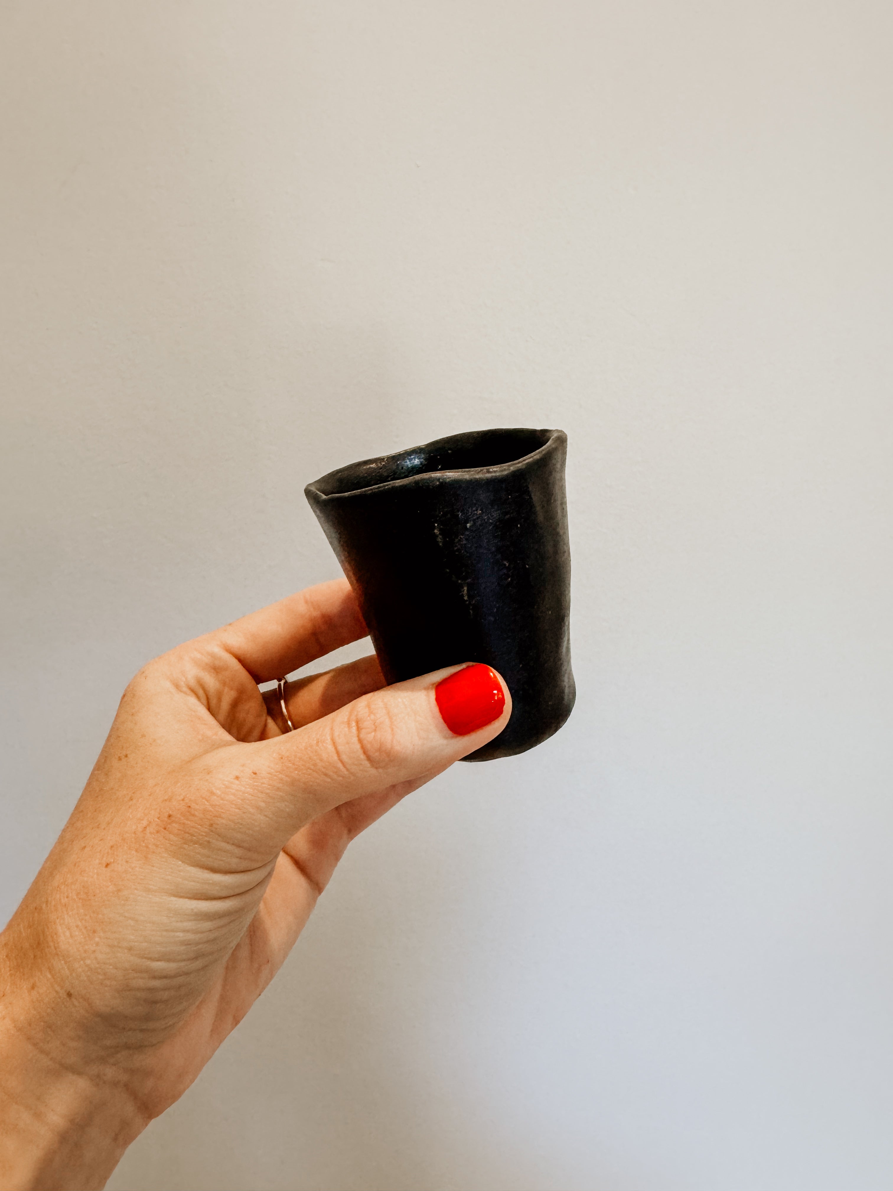 Tall Espresso Glass | Black - Shop Adele Catherine 