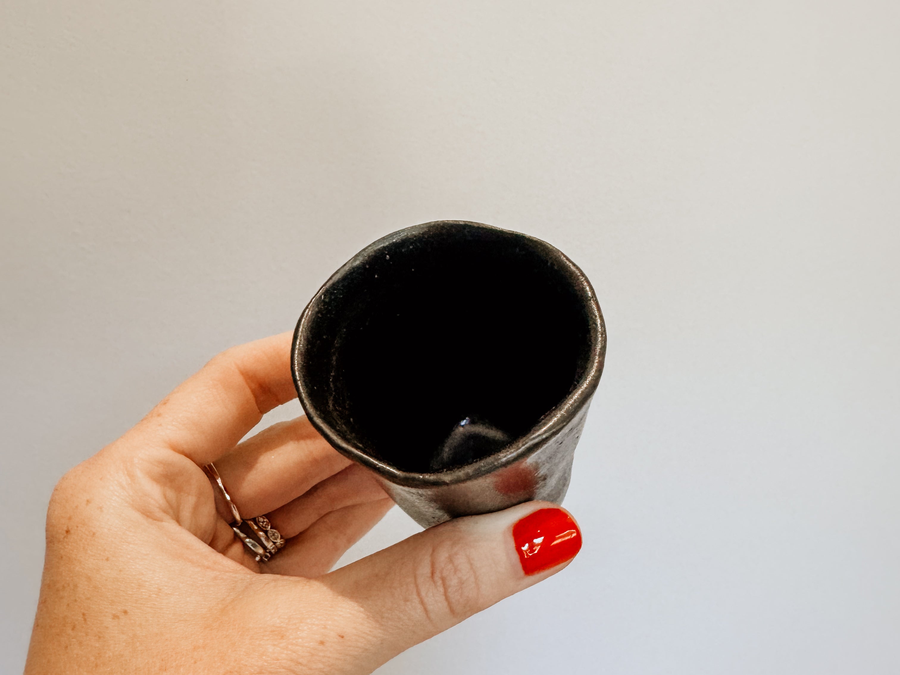 Mini Espresso Glass | Black - Shop Adele Catherine 