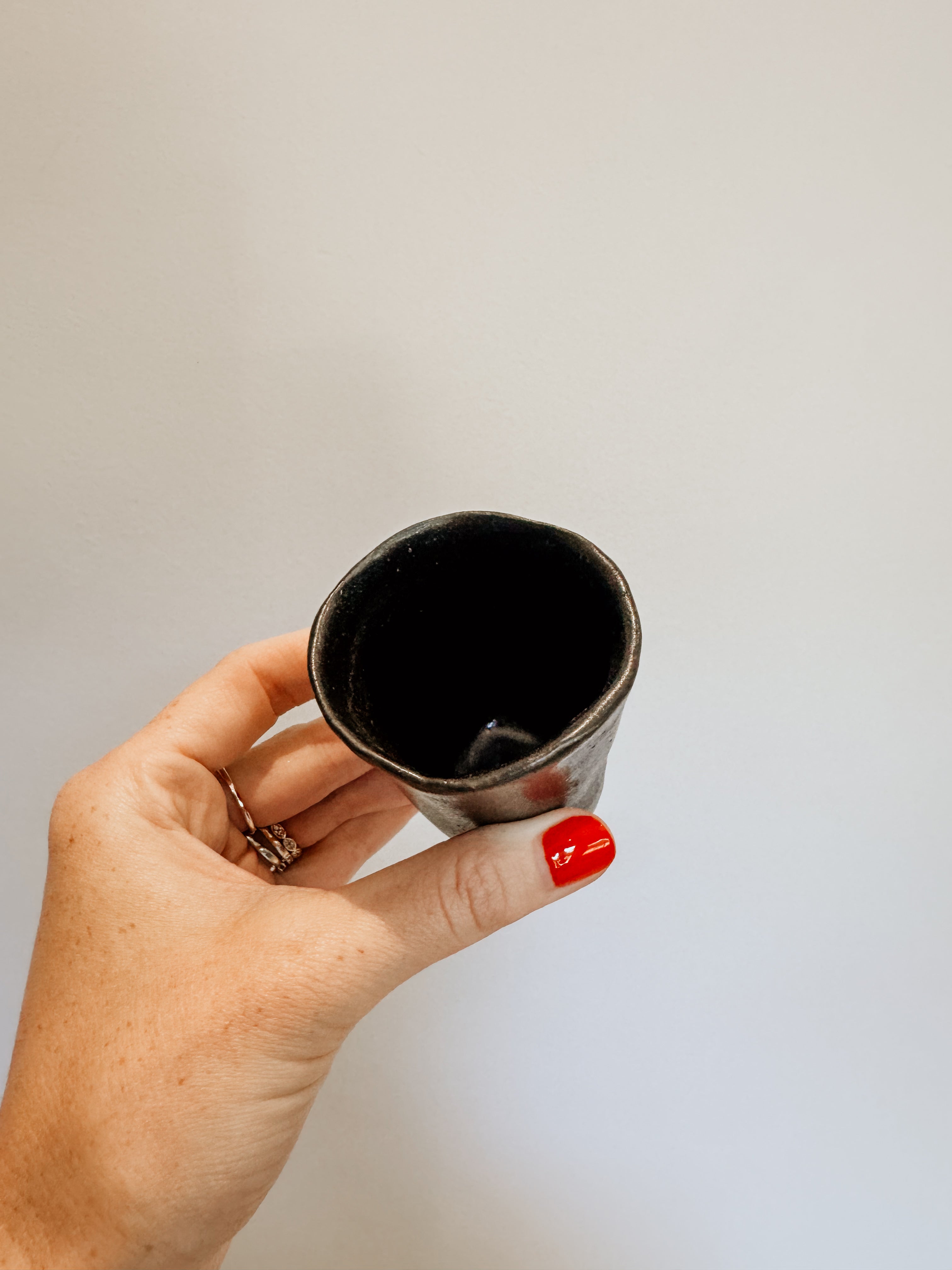 Mini Espresso Glass | Black - Shop Adele Catherine 