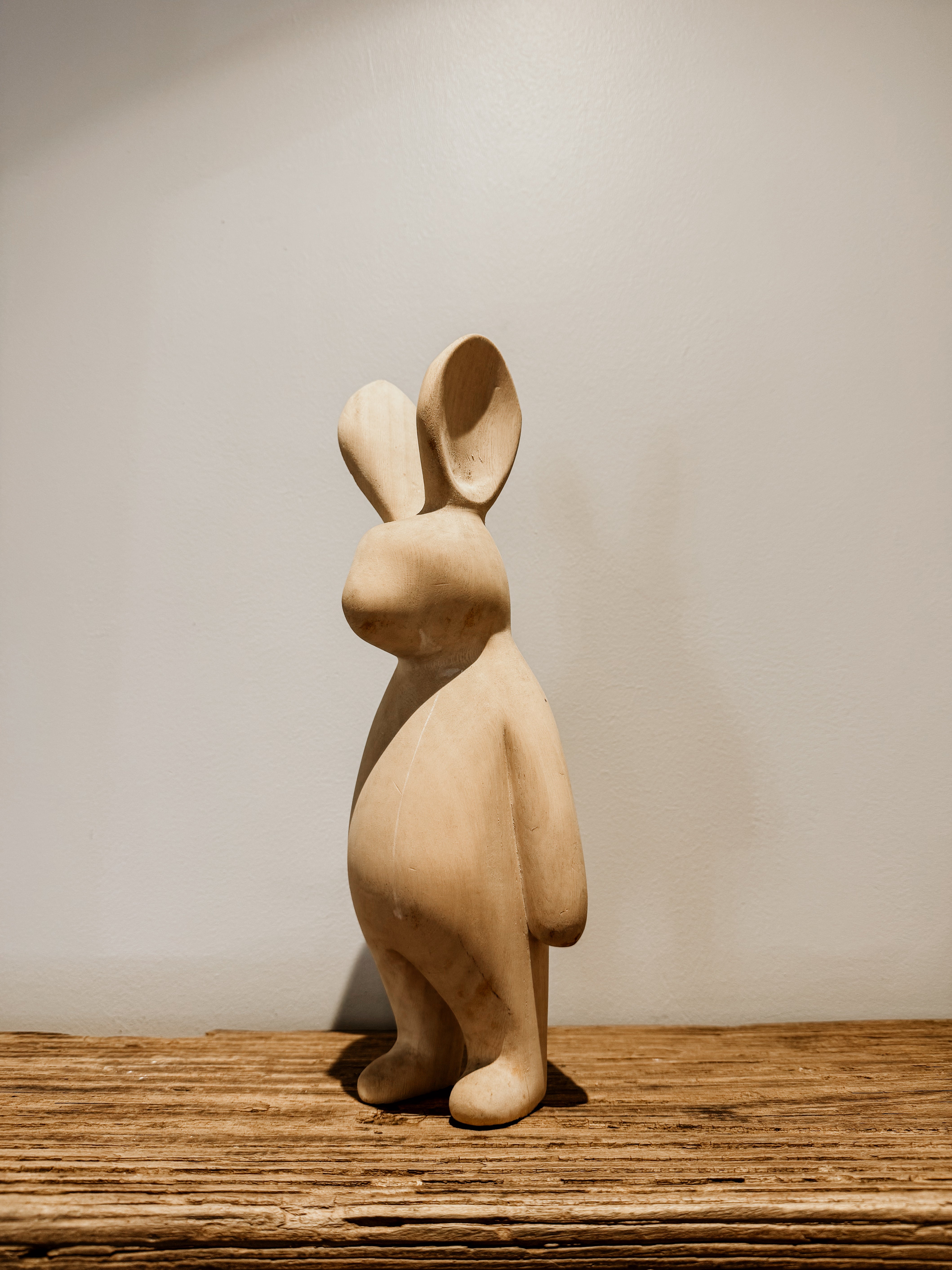Hand Carved Bunny | Natural - Shop Adele Catherine 