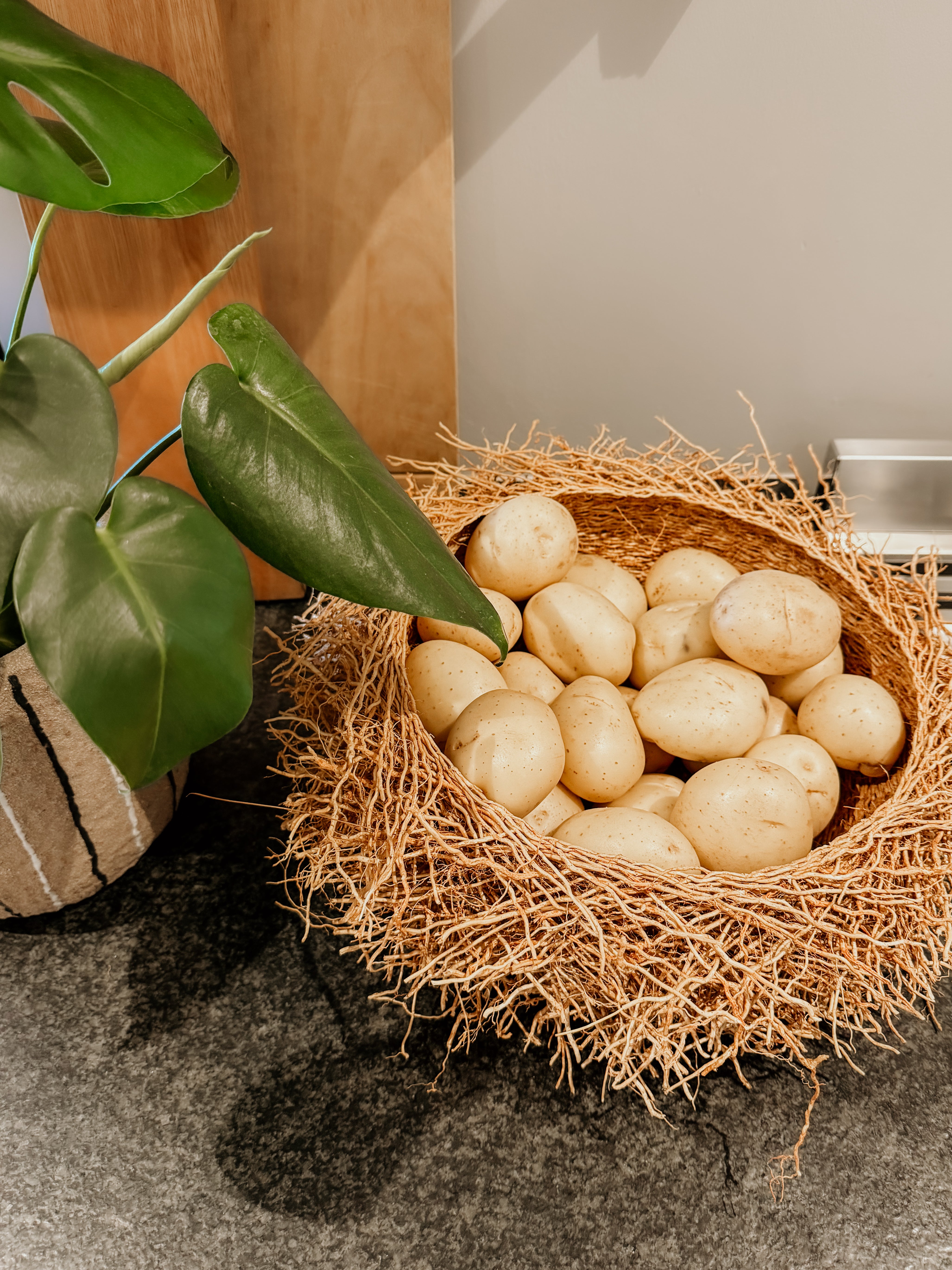 Vetiver Basket Large| Natural - Shop Adele Catherine 