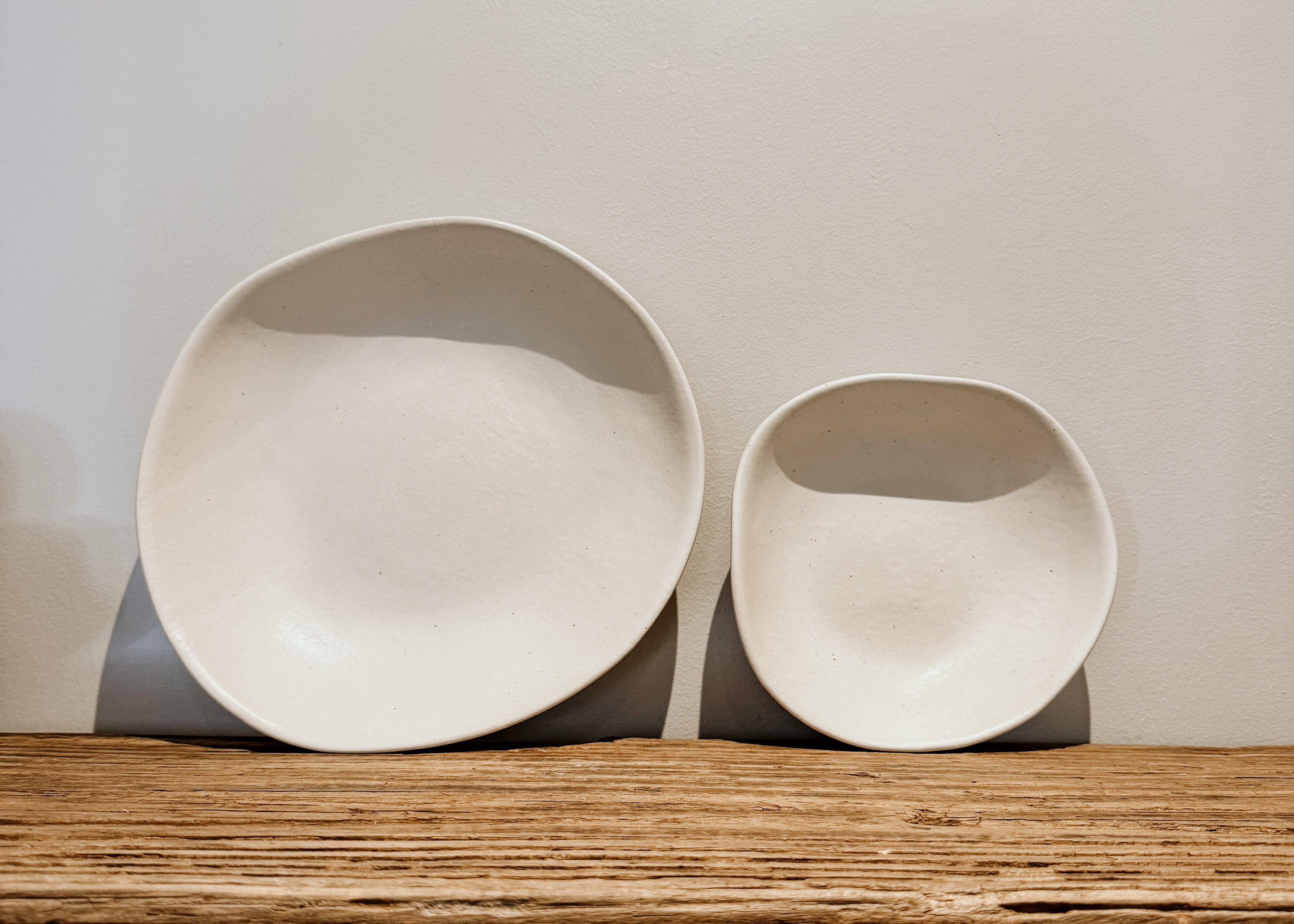 Elsa Dinner Plates | Milk - Shop Adele Catherine 