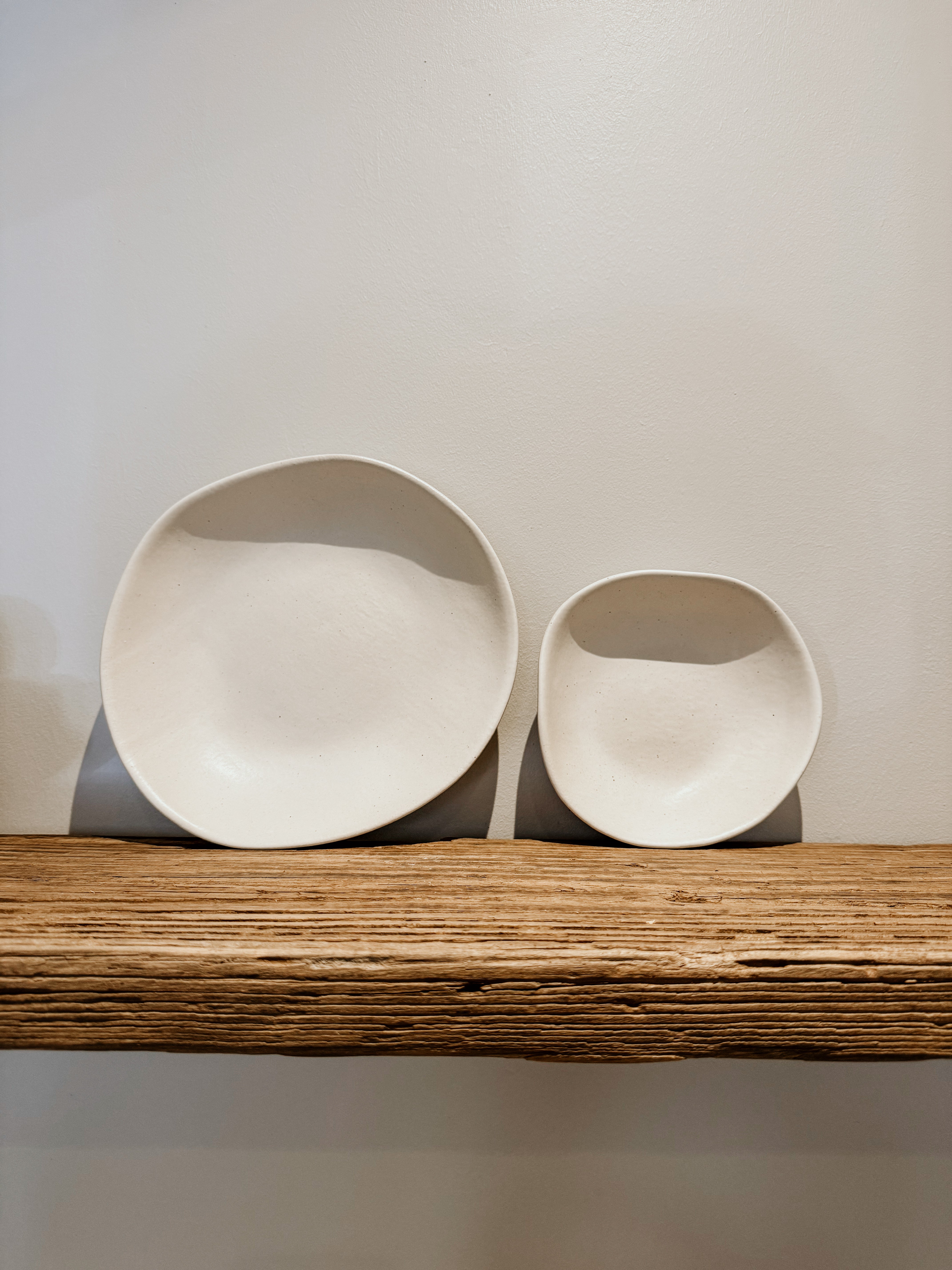 Elsa Dinner Plates | Milk - Shop Adele Catherine 