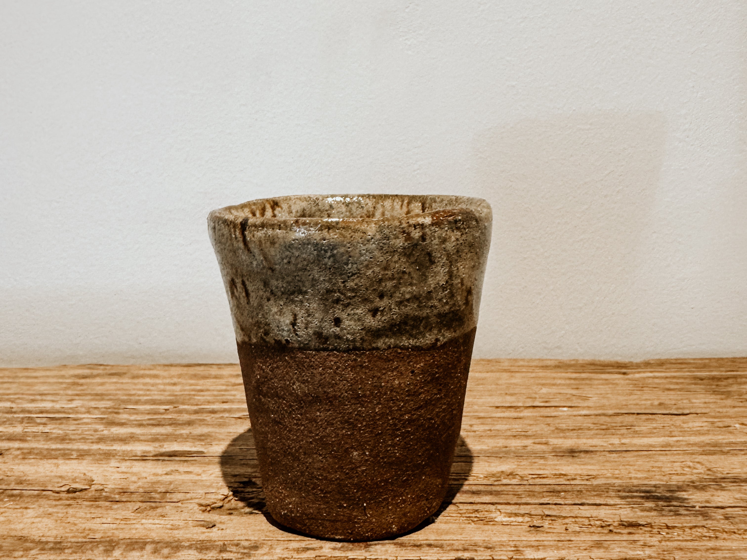 Handless Mug-Half Dip | Brown - Shop Adele Catherine 