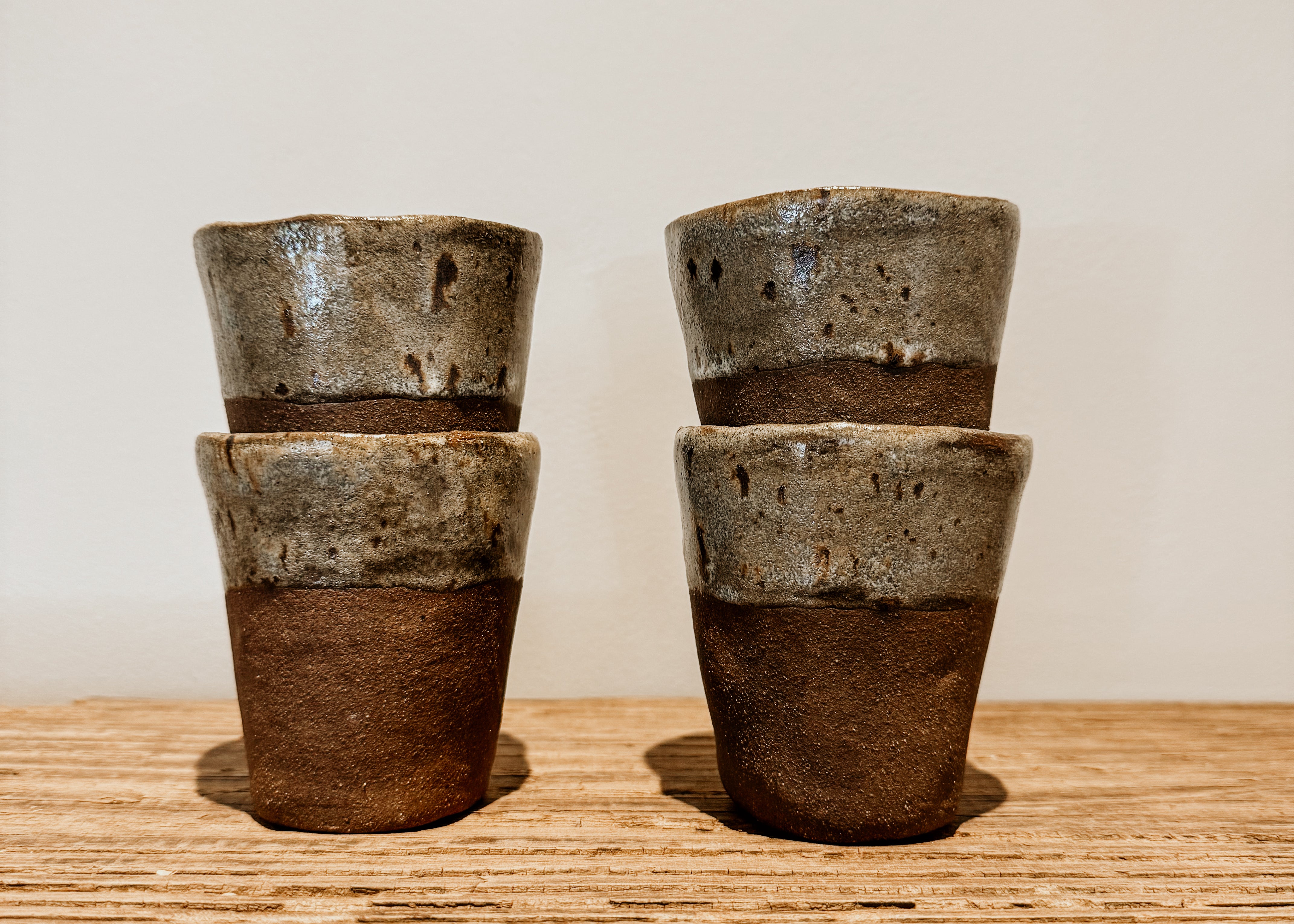 Handless Mug-Half Dip | Brown - Shop Adele Catherine 