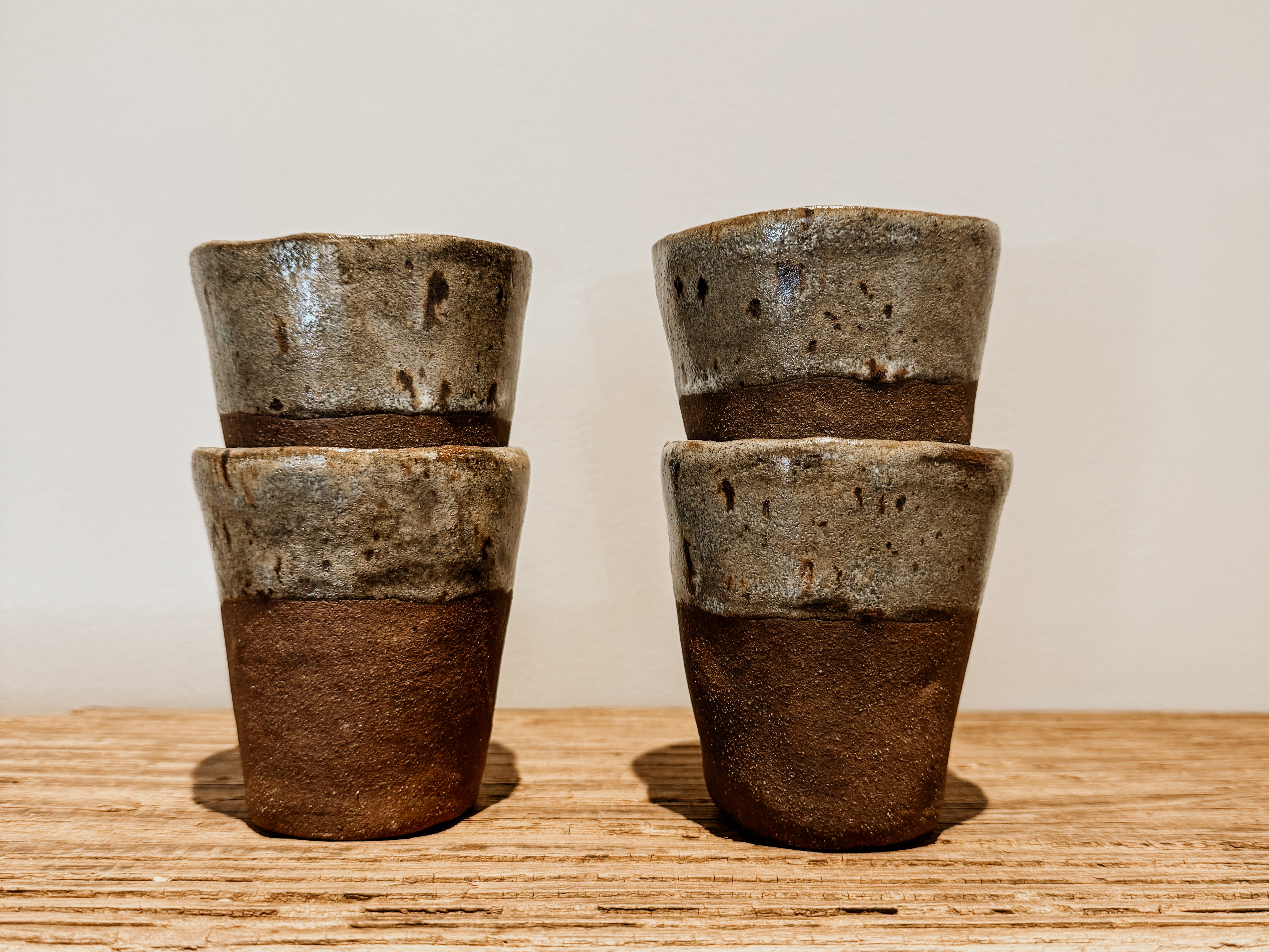 Handless Mug-Half Dip | Brown - Shop Adele Catherine 