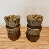 Handless Mug-Half Dip | Brown - Shop Adele Catherine 