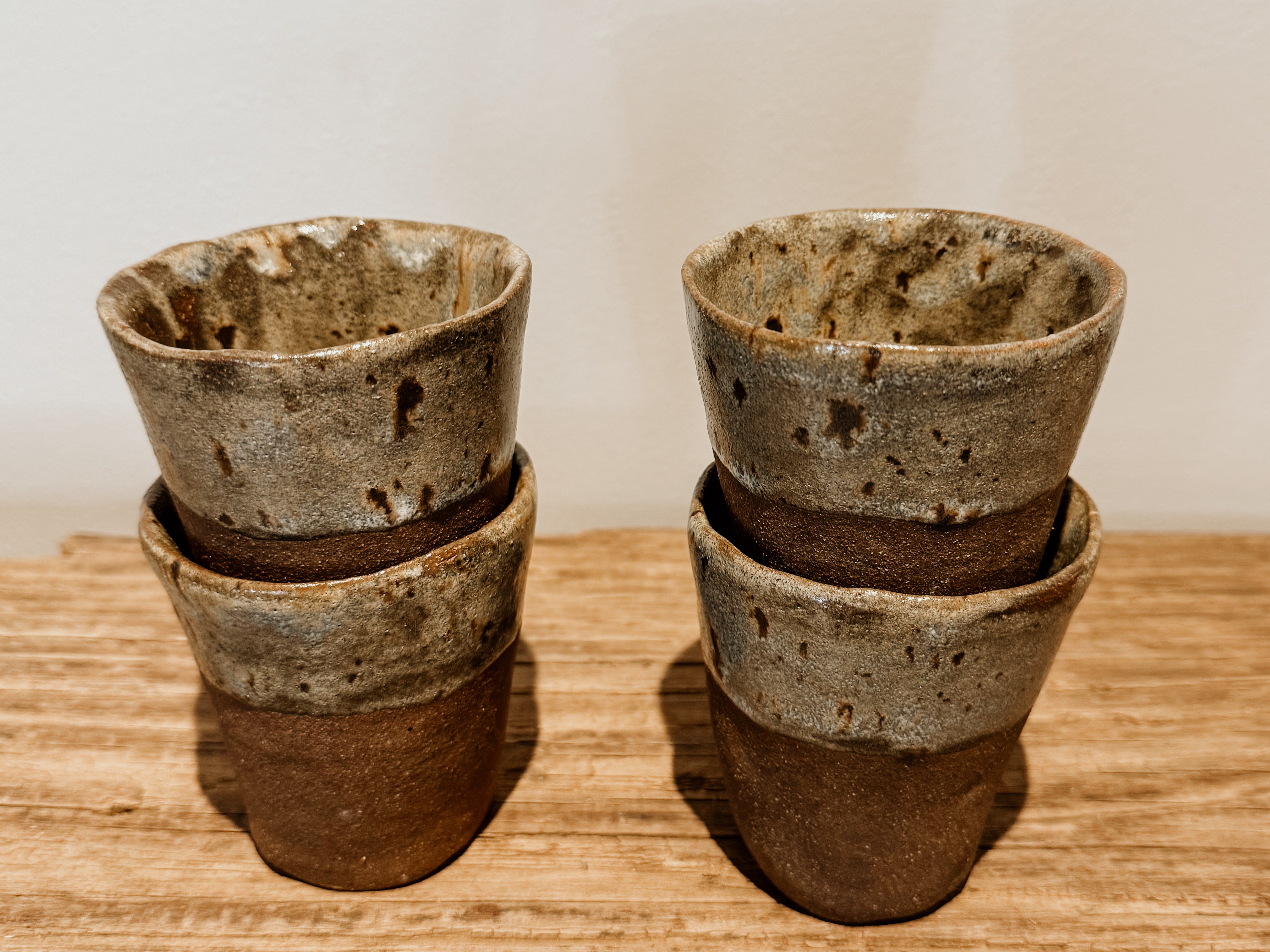 Handless Mug-Half Dip | Brown - Shop Adele Catherine 