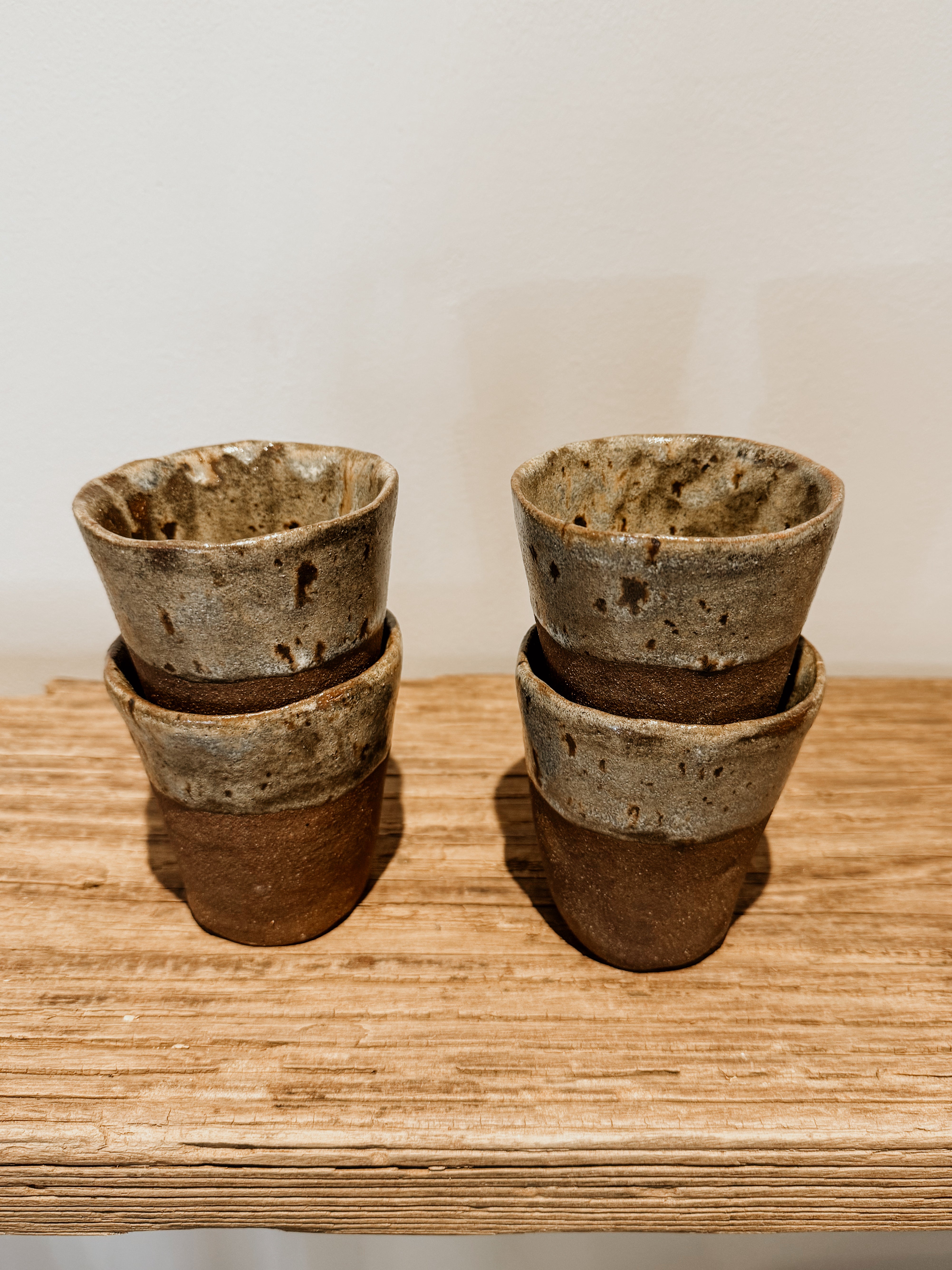 Handless Mug-Half Dip | Brown - Shop Adele Catherine 