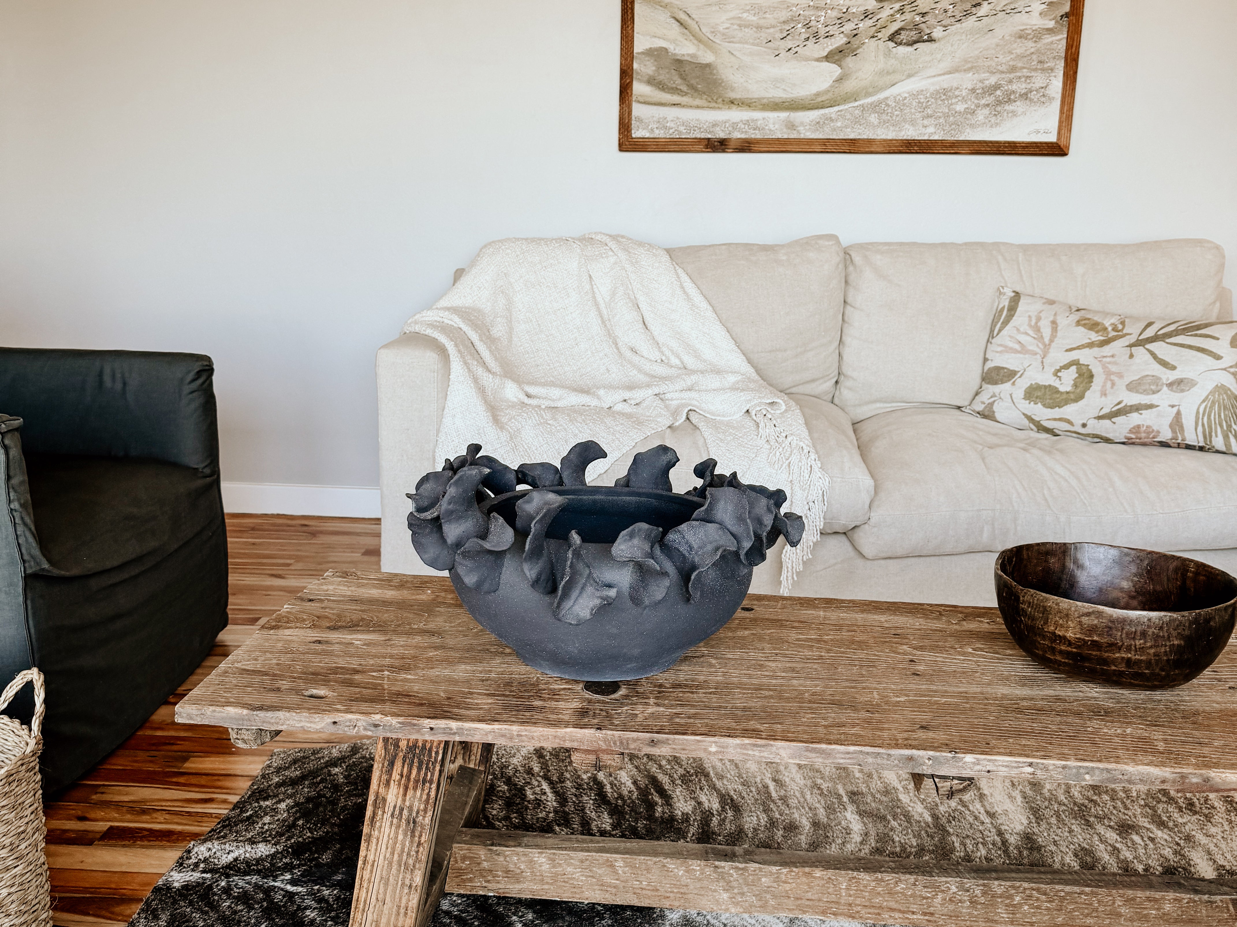 Squat Organic Planter | Black - Shop Adele Catherine 