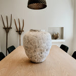 Planter Organic White & Grey Texture - Shop Adele Catherine 