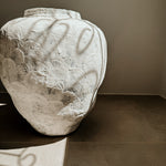 Planter Organic White & Grey Texture - Shop Adele Catherine 