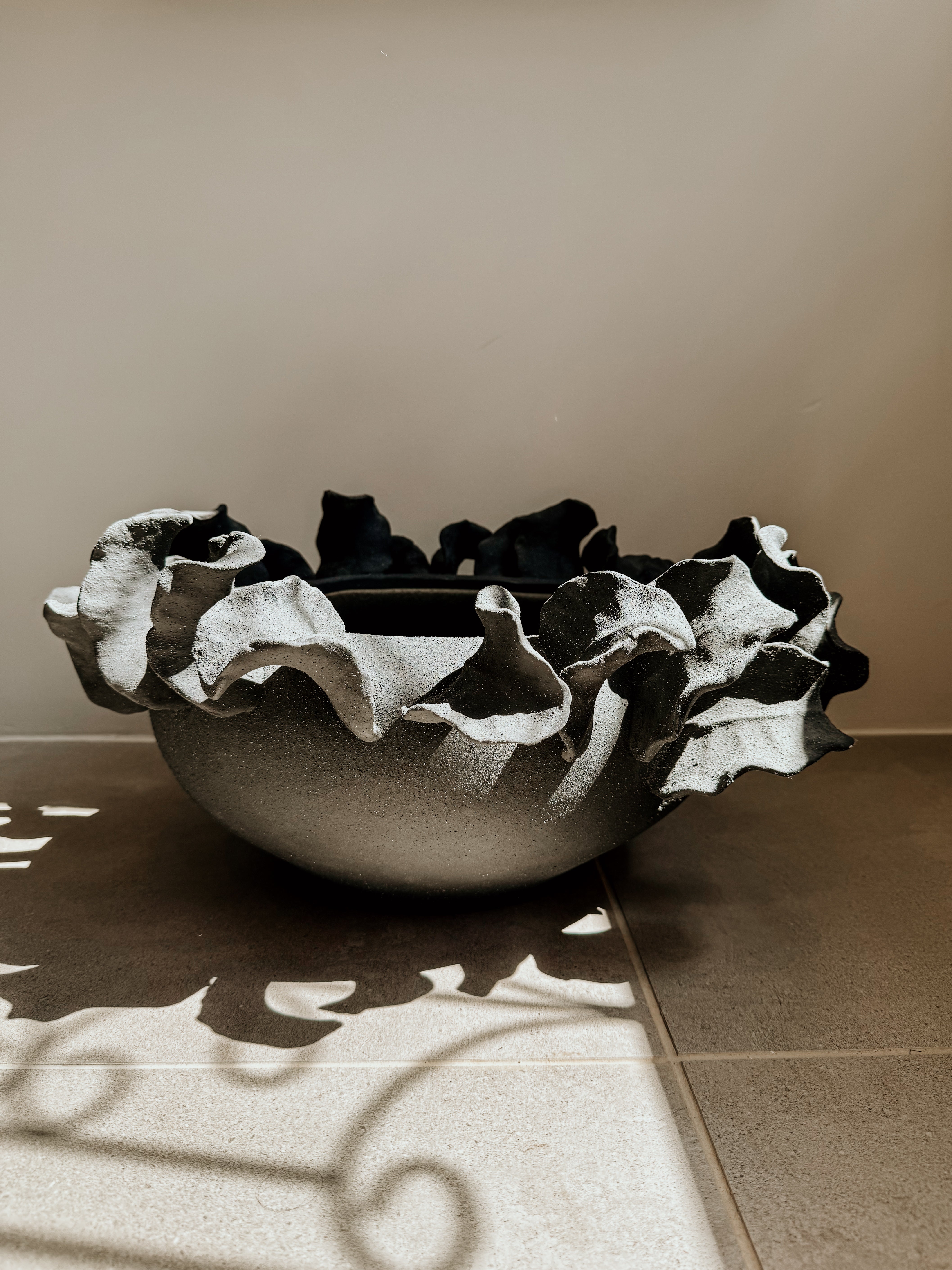 Squat Organic Planter | Black - Shop Adele Catherine 